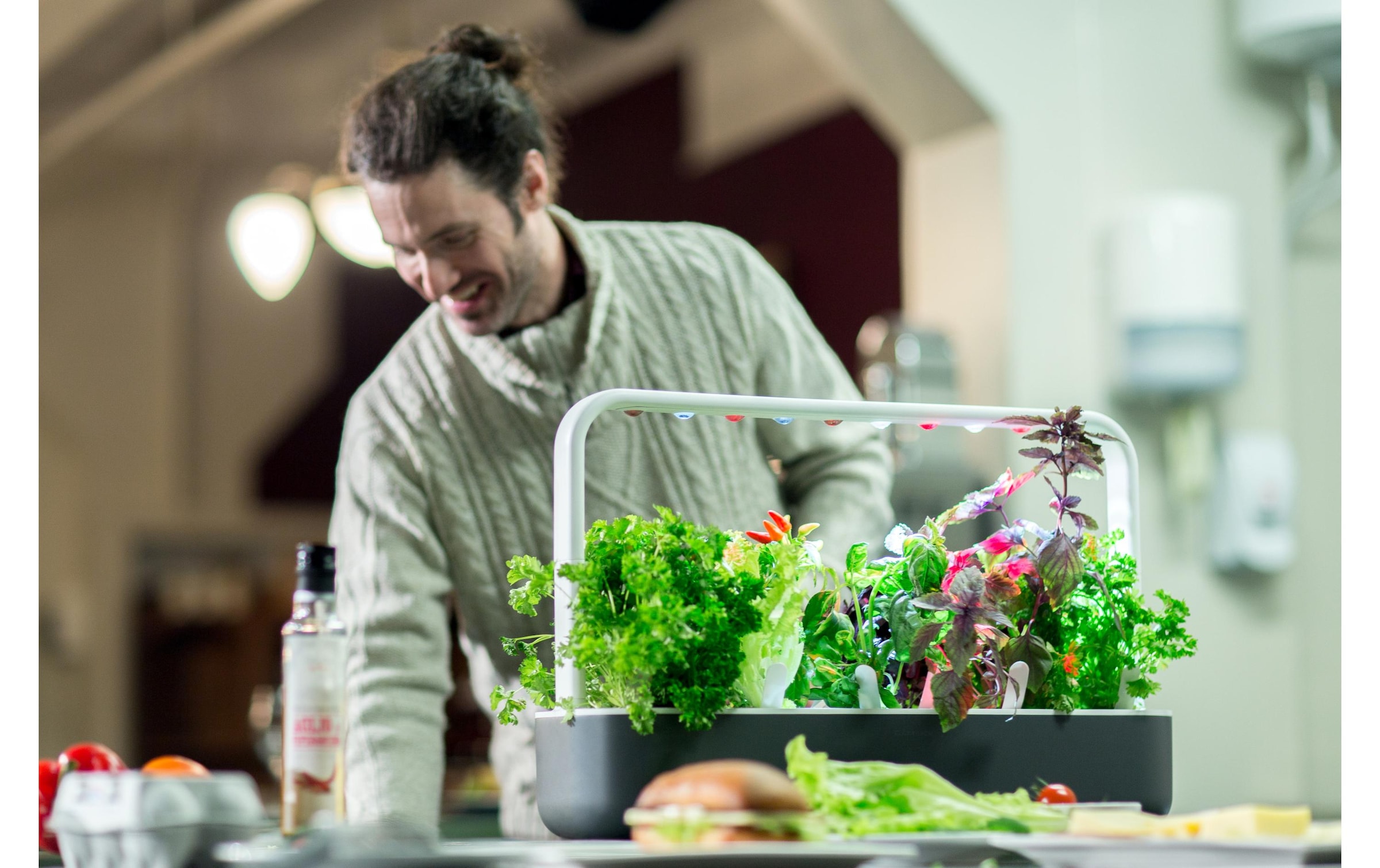 Click and Grow Kräutertopf »Smart Garden 9 Dunkelgrau«
