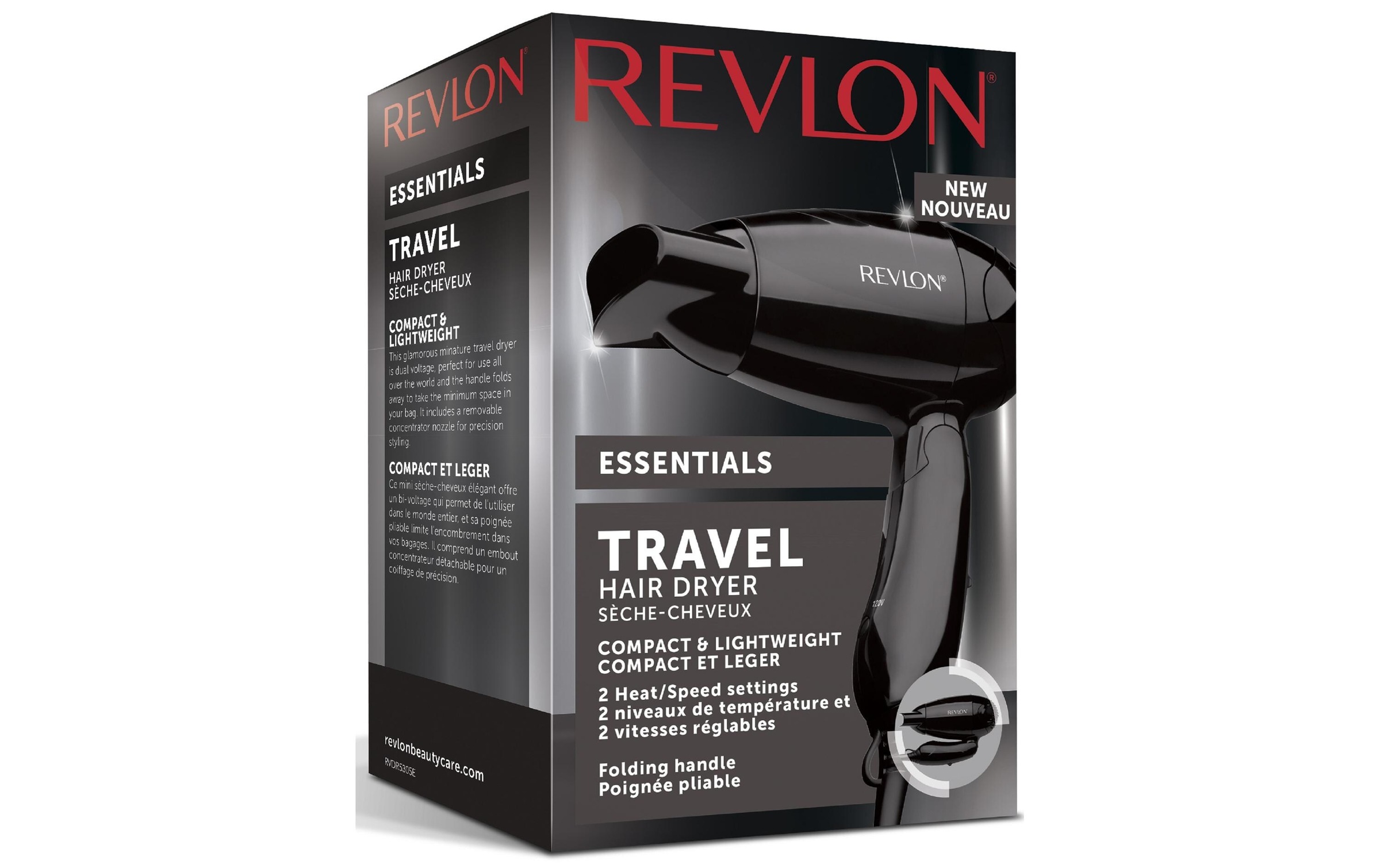 Revlon Haartrockner »Travel schwarz«, 1200 W