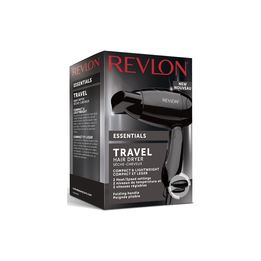 Revlon Haartrockner »Travel schwarz«, 1200 W