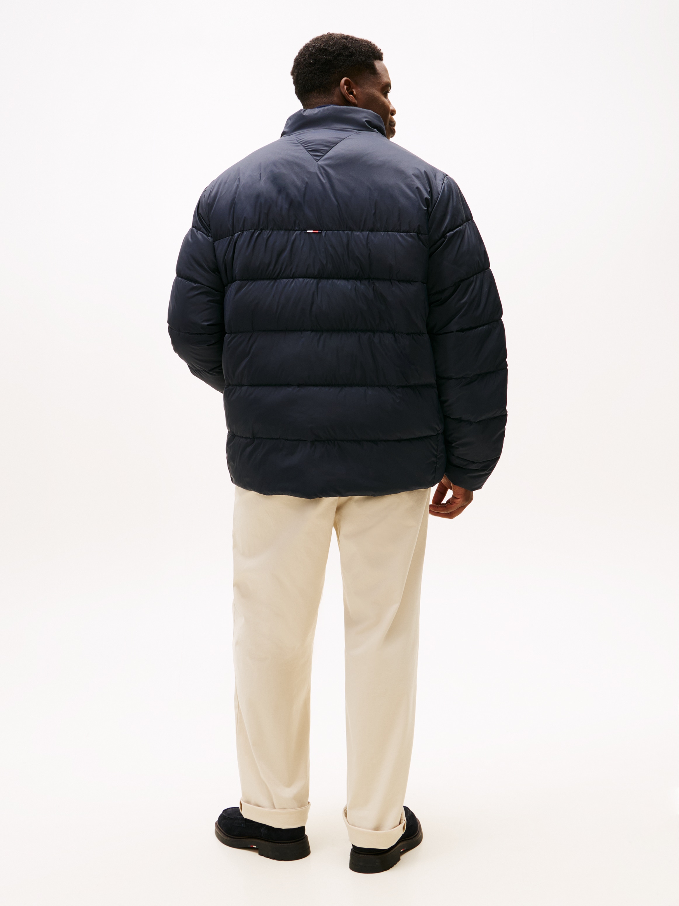 Tommy Hilfiger Big & Tall Steppjacke »STAND COLLAR JACKET«, ohne Kapuze, Winterjacke, Outdoorjacke, Steppjacke; Grosse Grössen