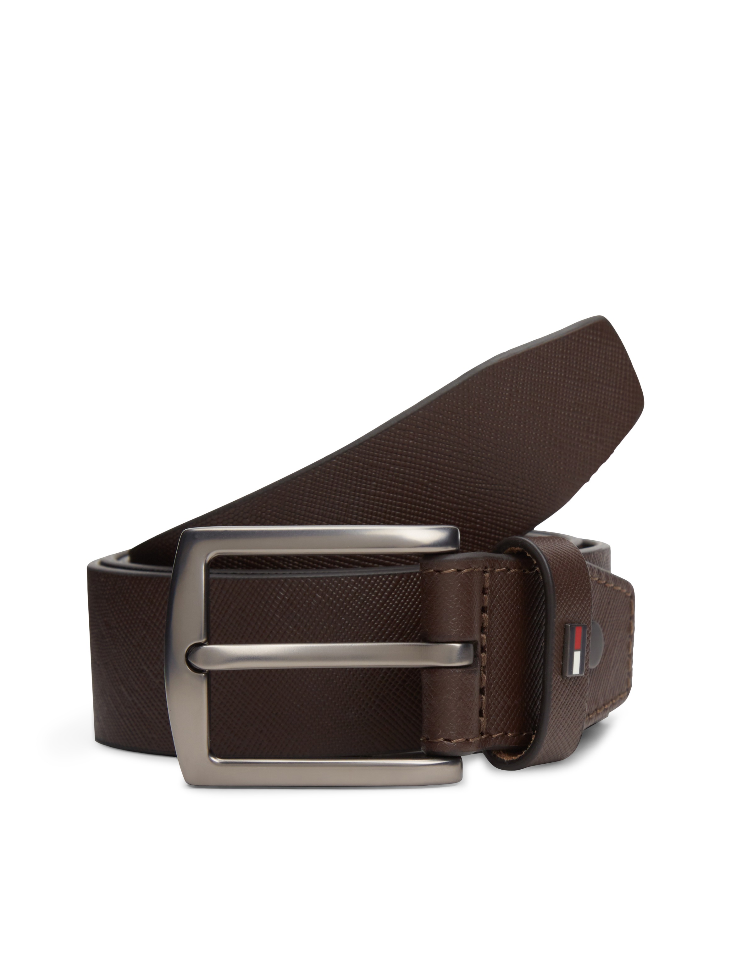 Tommy Hilfiger Ceinture en cuir »DENTON 3.5 cm breit« taille réglable