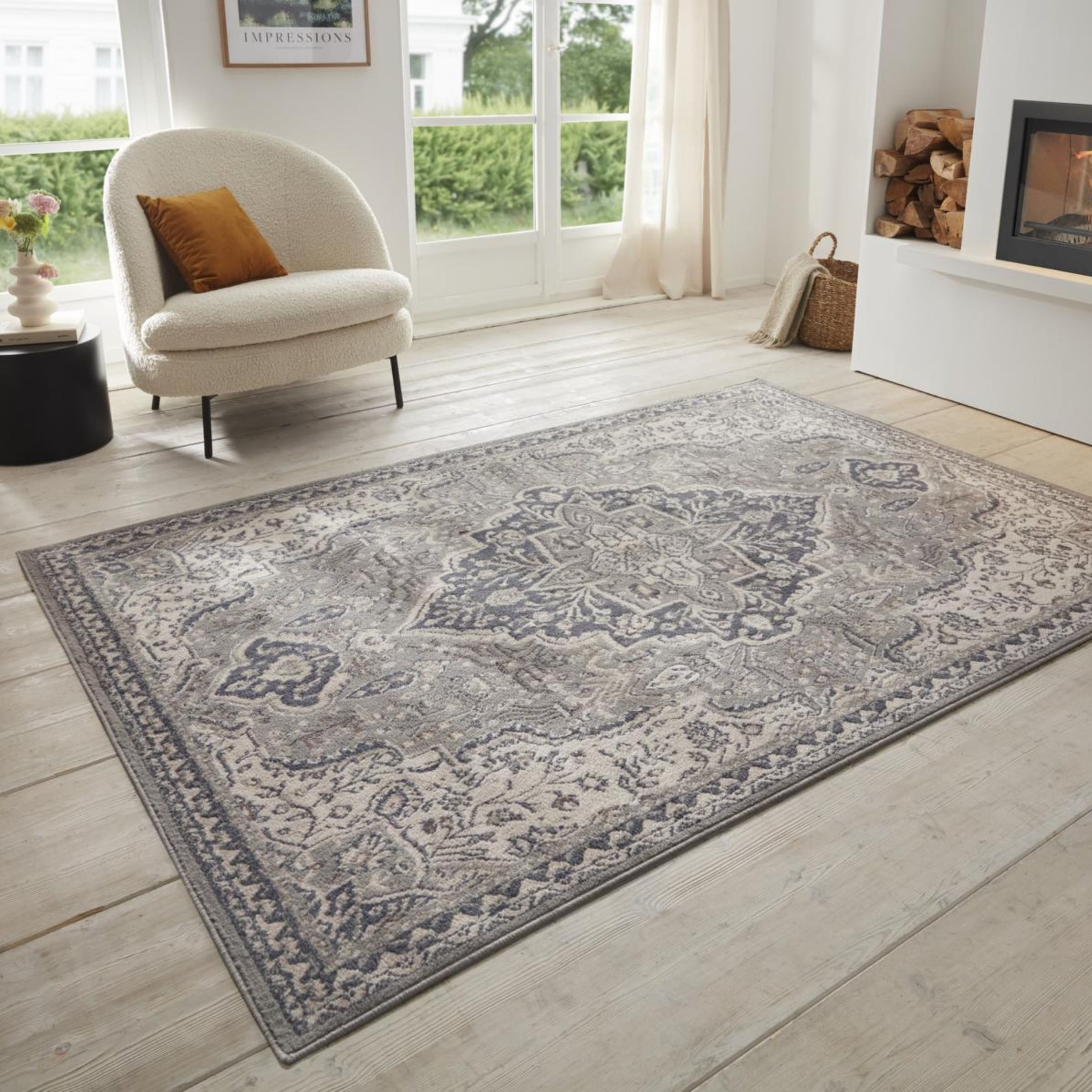 Image of HANSE Home Teppich "Orken" rechteckig 8 mm Höhe Kurzflor, Läufer, Orient, Vintage, Wohnzimmer, Schlafzimmer, Esszimmer