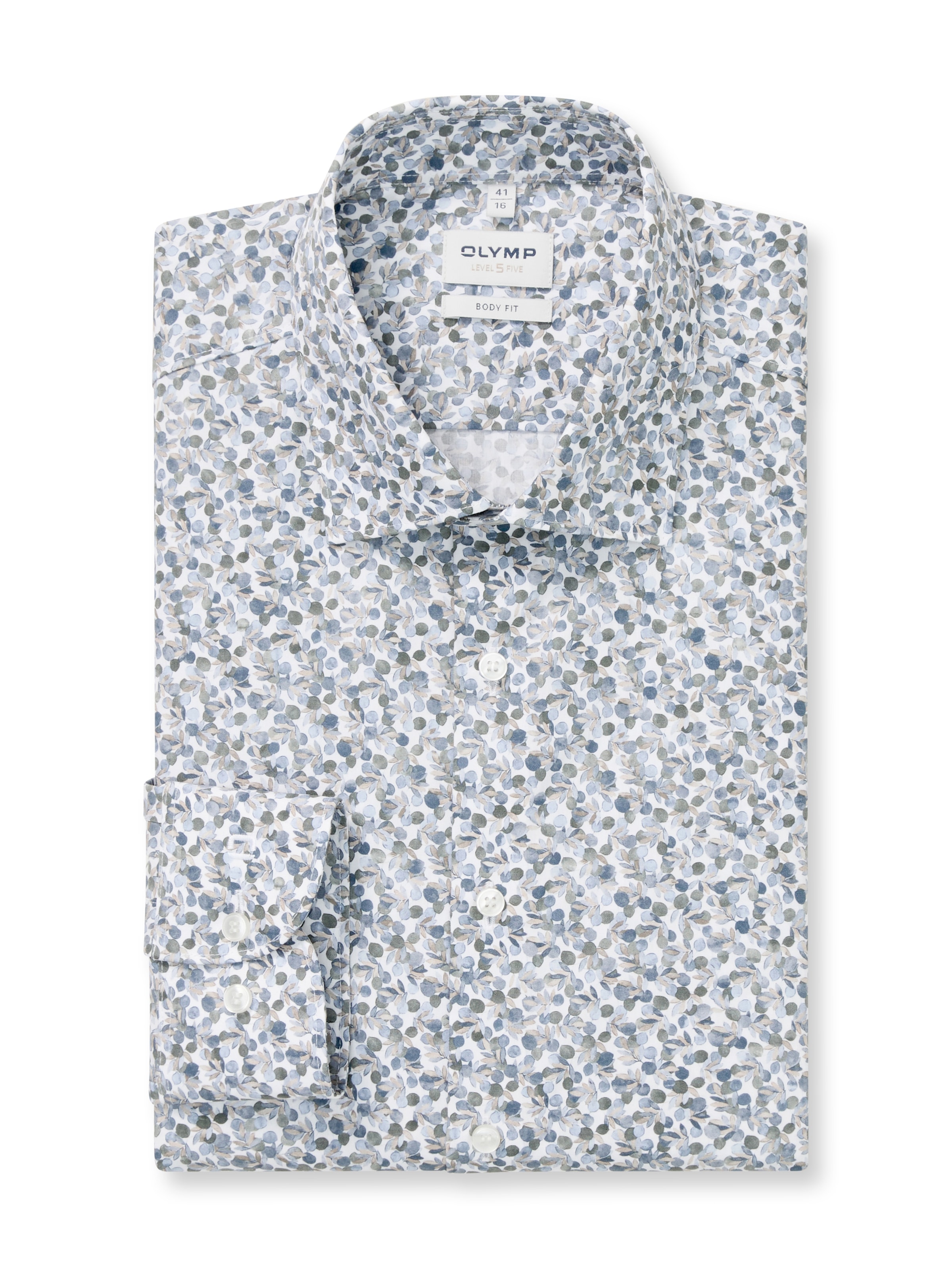 OLYMP Chemise à manches longues »Level Five« Businesshemd, body fit, Kentkragen, extra langer Arm