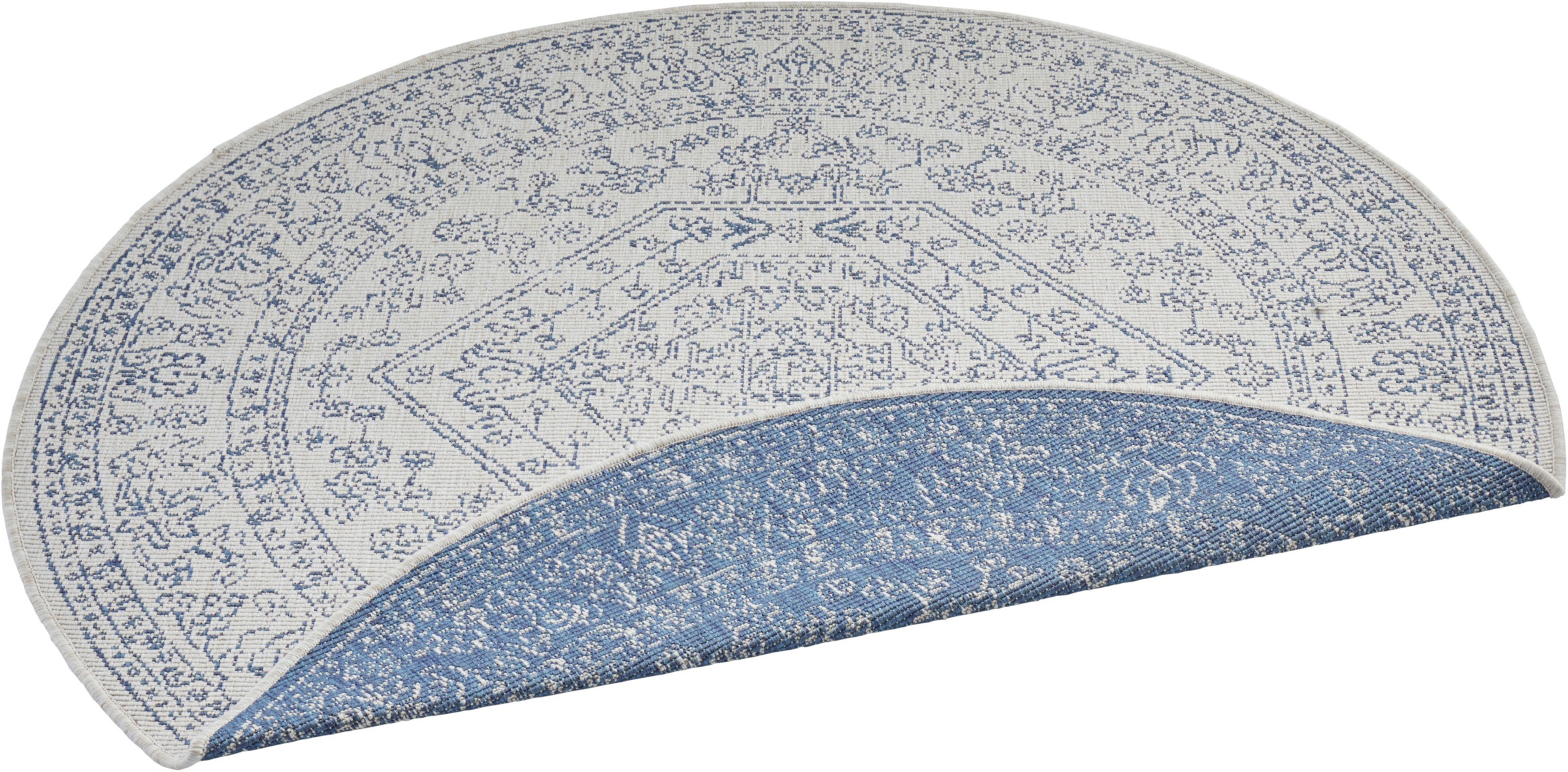 Image of freundin Home Collection Teppich »Minas«, rund, 5 mm Höhe, In-und Outdoor geeignet, Wohnzimmer, Balkon, Terrasse, Garten, Pflegeleicht, Flachgewebe bei Ackermann Versand Schweiz