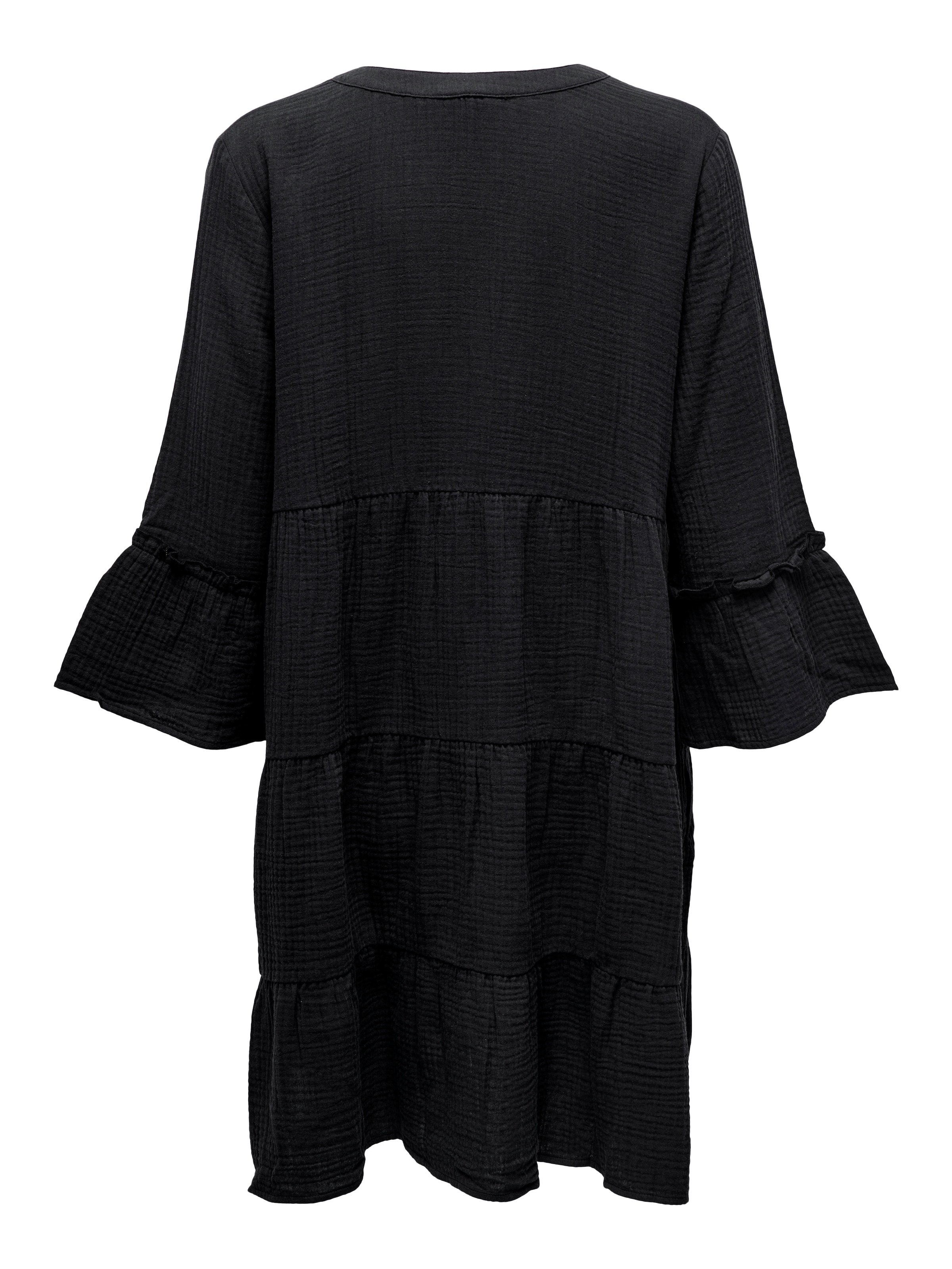 ONLY CARMAKOMA Tunikakleid »CARTHYRA LIFE PEPLUM DRESS WVN«, aus Musselin