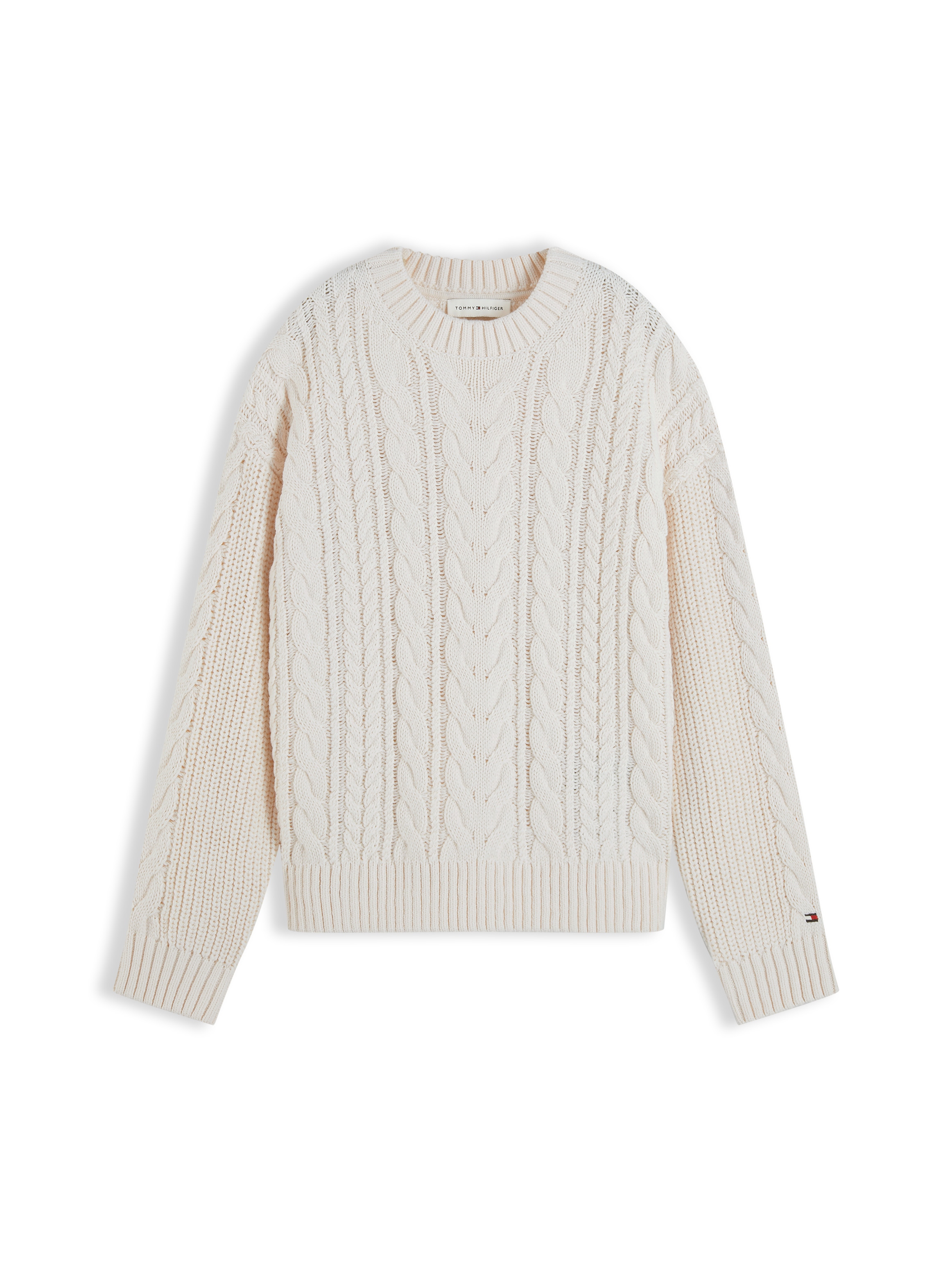 Tommy Hilfiger Strickpullover Regular Fit, Baumwoll-Mix, Kinder bis 16 Jahre