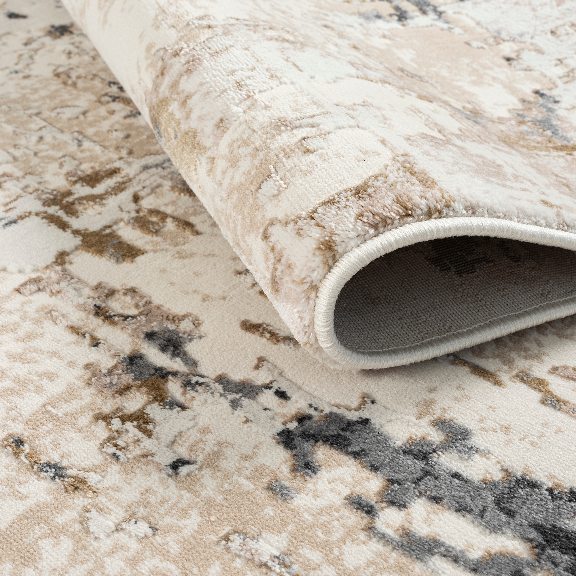 Sanat Teppich »Hera 3406  , auch als Läufer erhältlich« rechteckig 11 mm Höhe Kurzflor, modern, Wohnzimmer, Schlafzimmer, fussbodenheizungsgeeignet