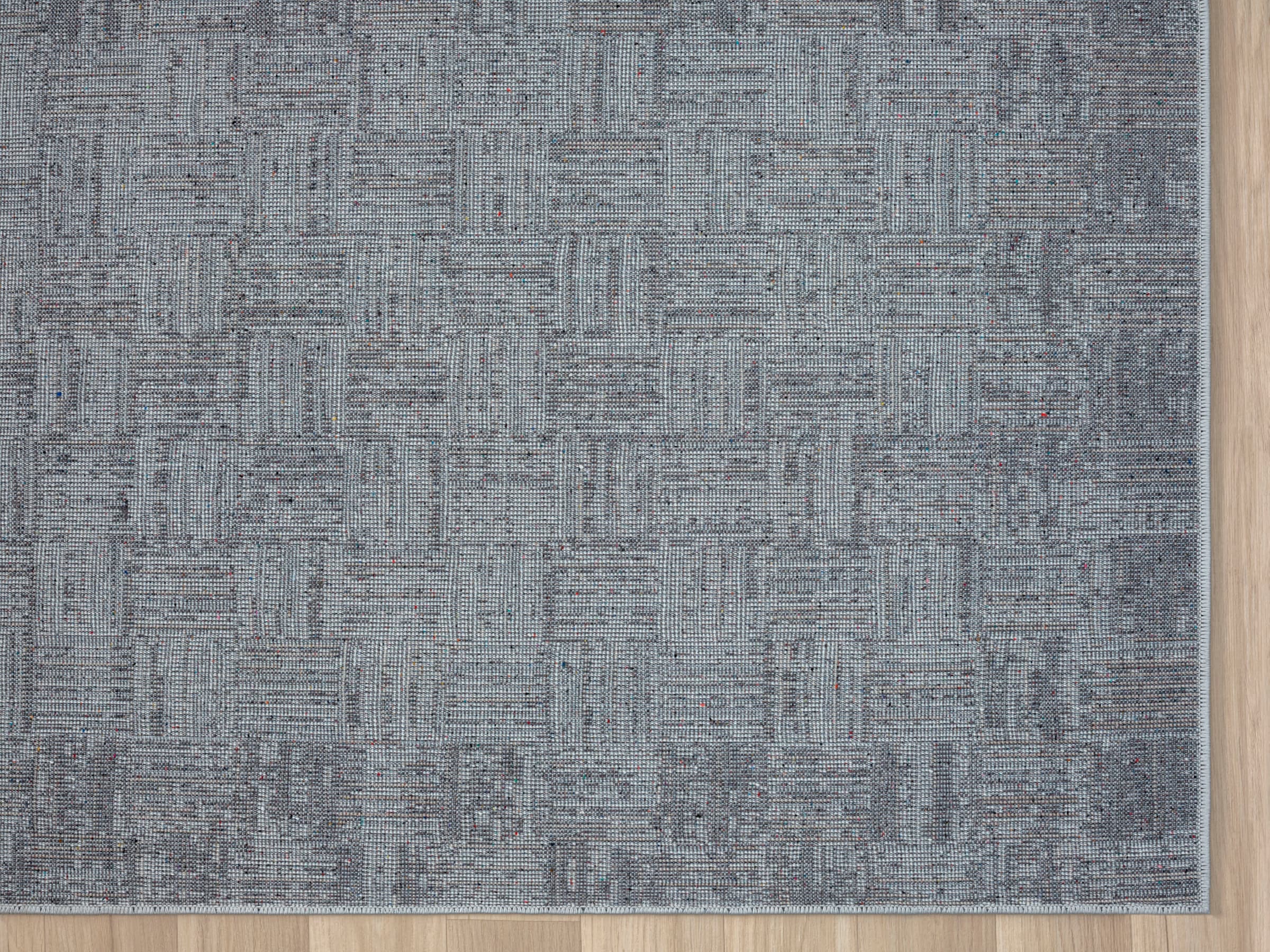 Myflair Möbel & Accessoires Teppich »My Mood, LAGERRÄUMUNG!« rechteckig 8 mm Höhe Kurzflor, Scandi-Design, mit Bordüre, besonders weich durch Microfaser