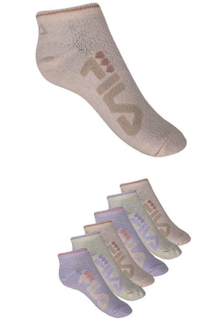 Image of Fila Freizeitsocken "JUNIOR GIRL INVISIBLE SOCKS" 6 Paar tlg. mit stylischem Schriftzug-Design