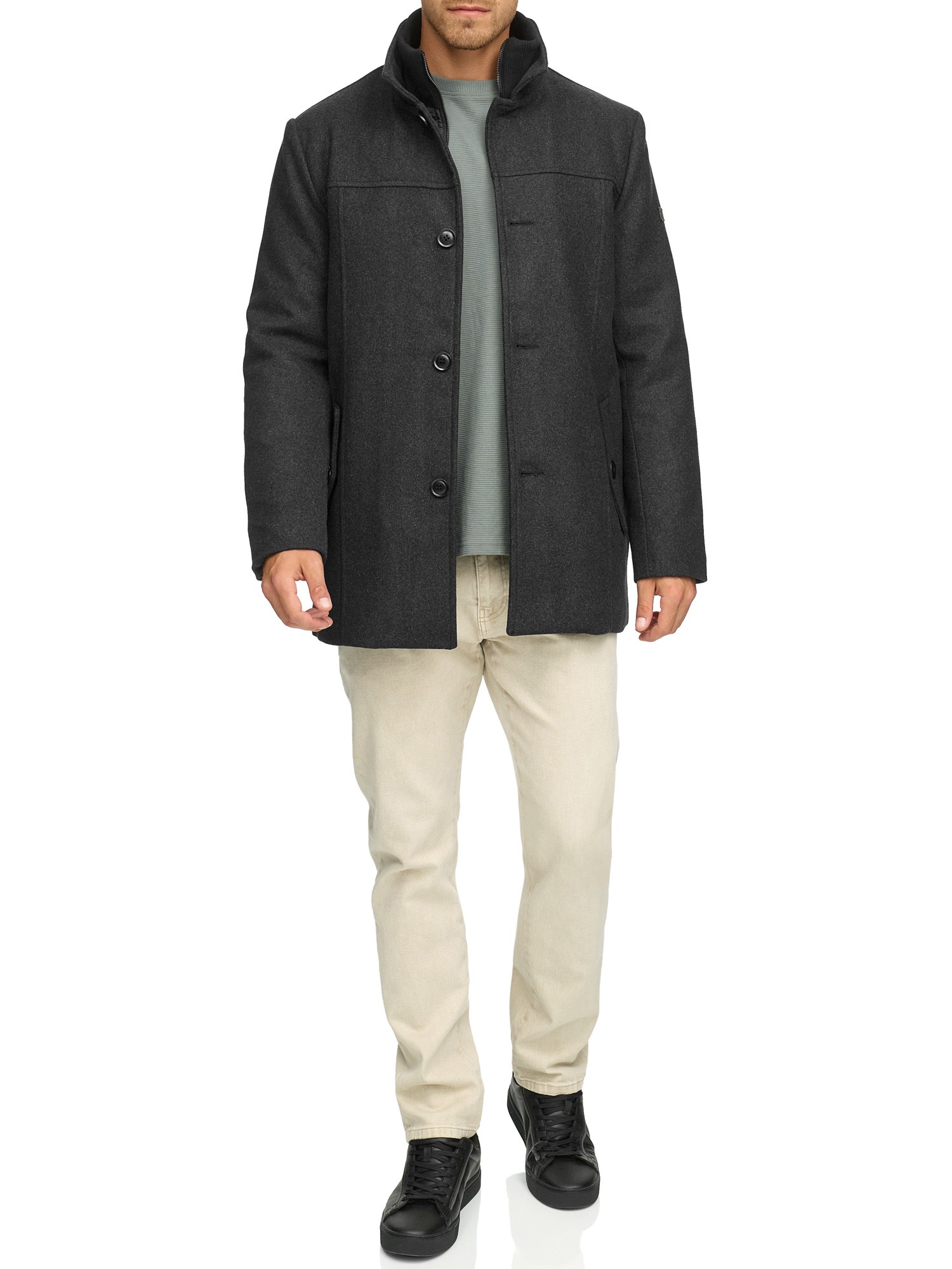 Indicode Wolljacke »INLunik« ohne Kapuze