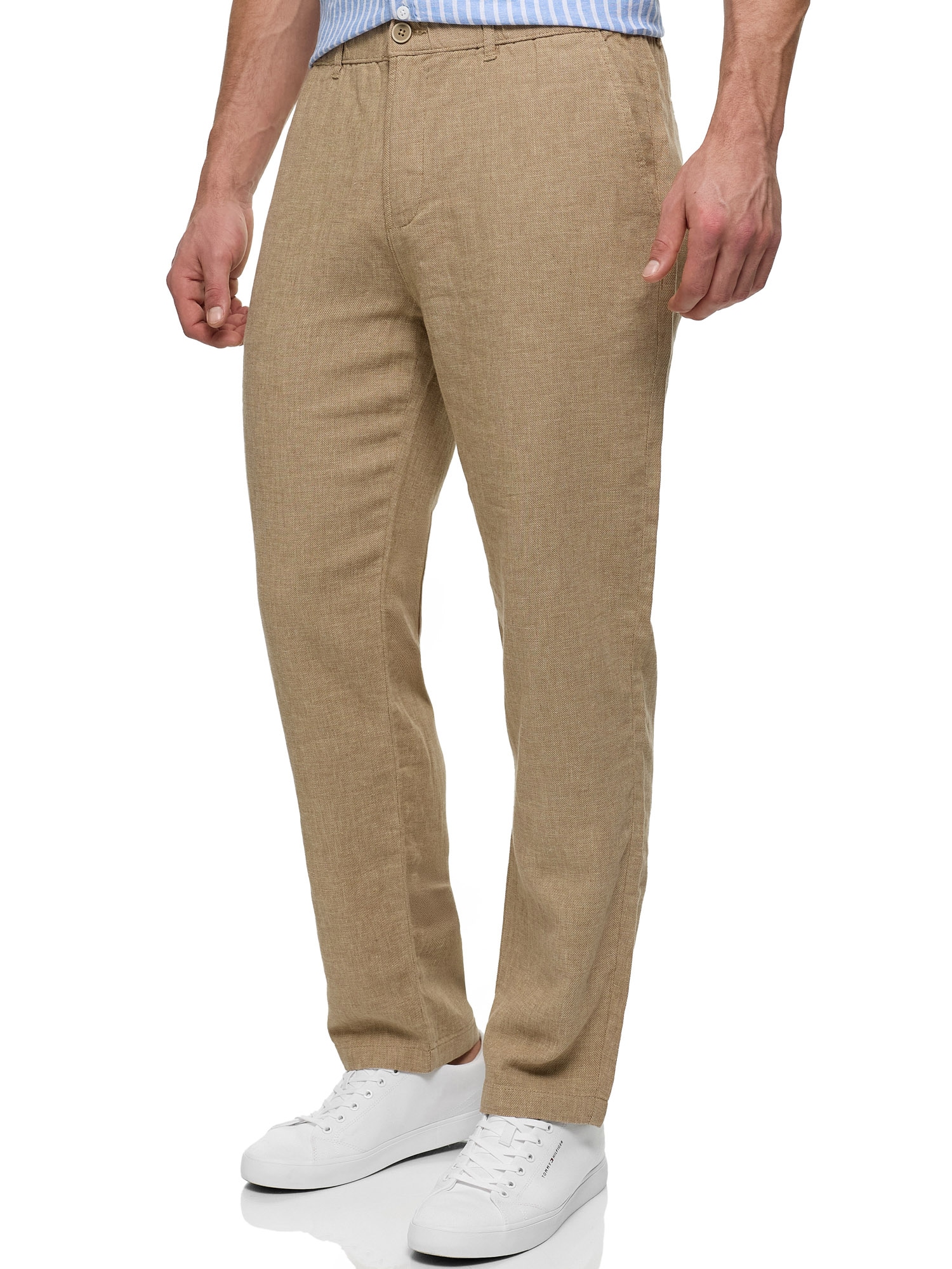 Indicode Leinenhose »INTrope Pant«  Sommerliches Material mit Leinen, regular fit