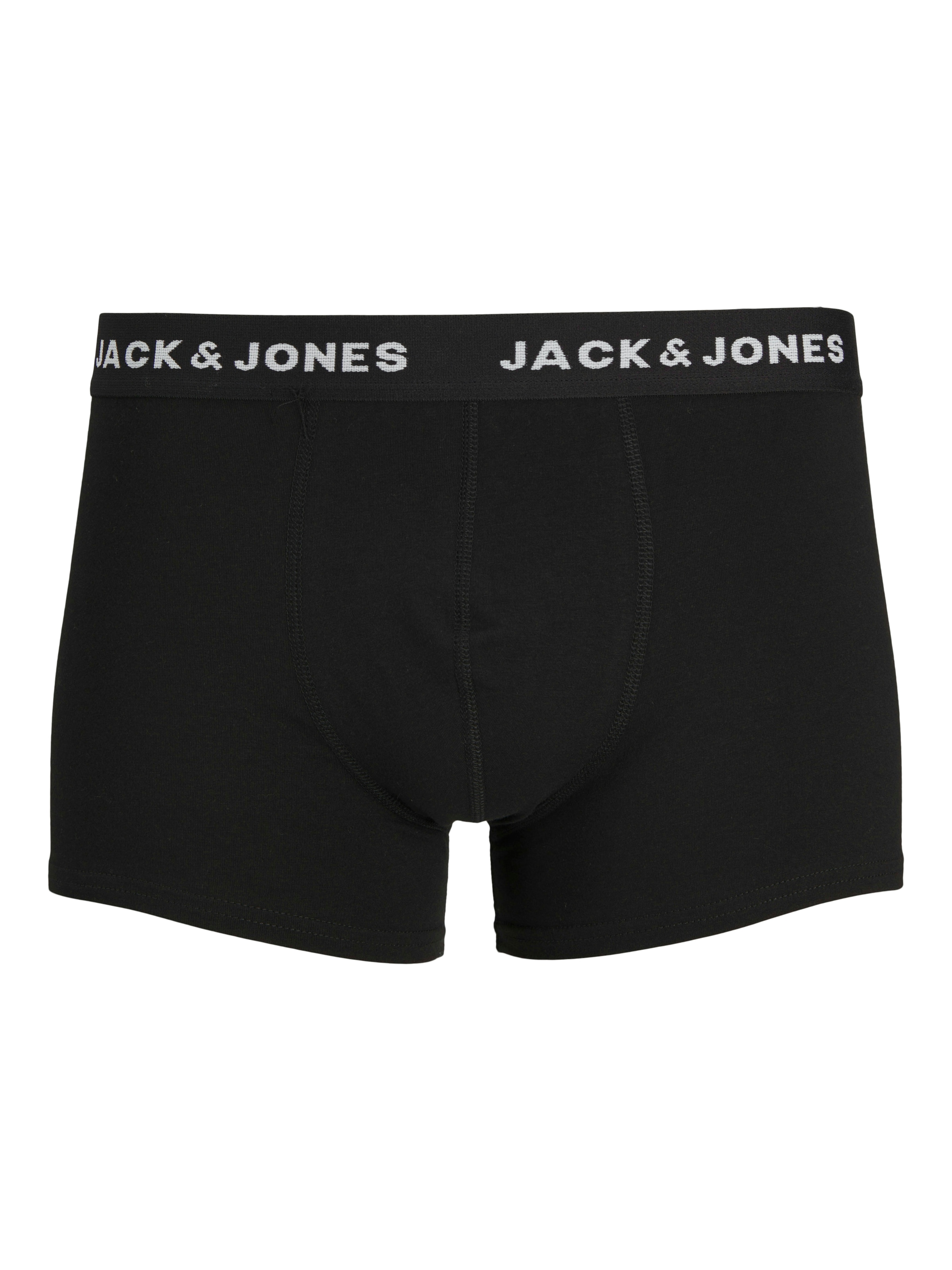 Jack & Jones Tronc »JACBLACK – Formschlüssige Boxershorts mit elastischem Bund« Packung, 5 cuis unifarben, casual, körpernah, Jersey