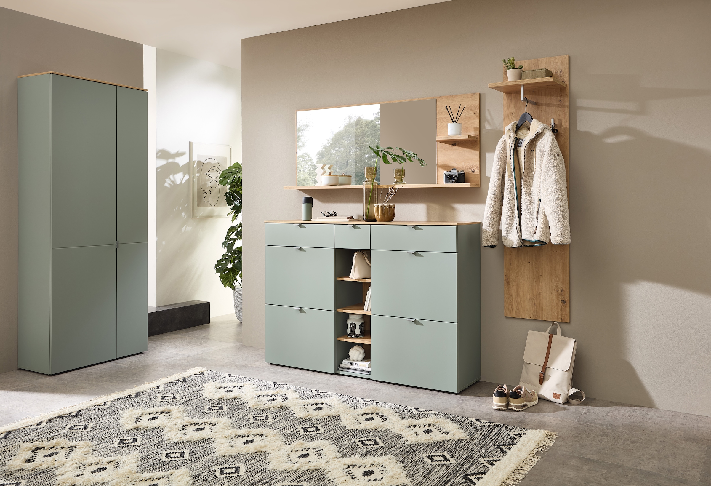 Innostyle Garderoben-Set »Bari Garderobenprogarmm, BxHxT 208x202x38 cm« Set, 3 Stk. tlg.