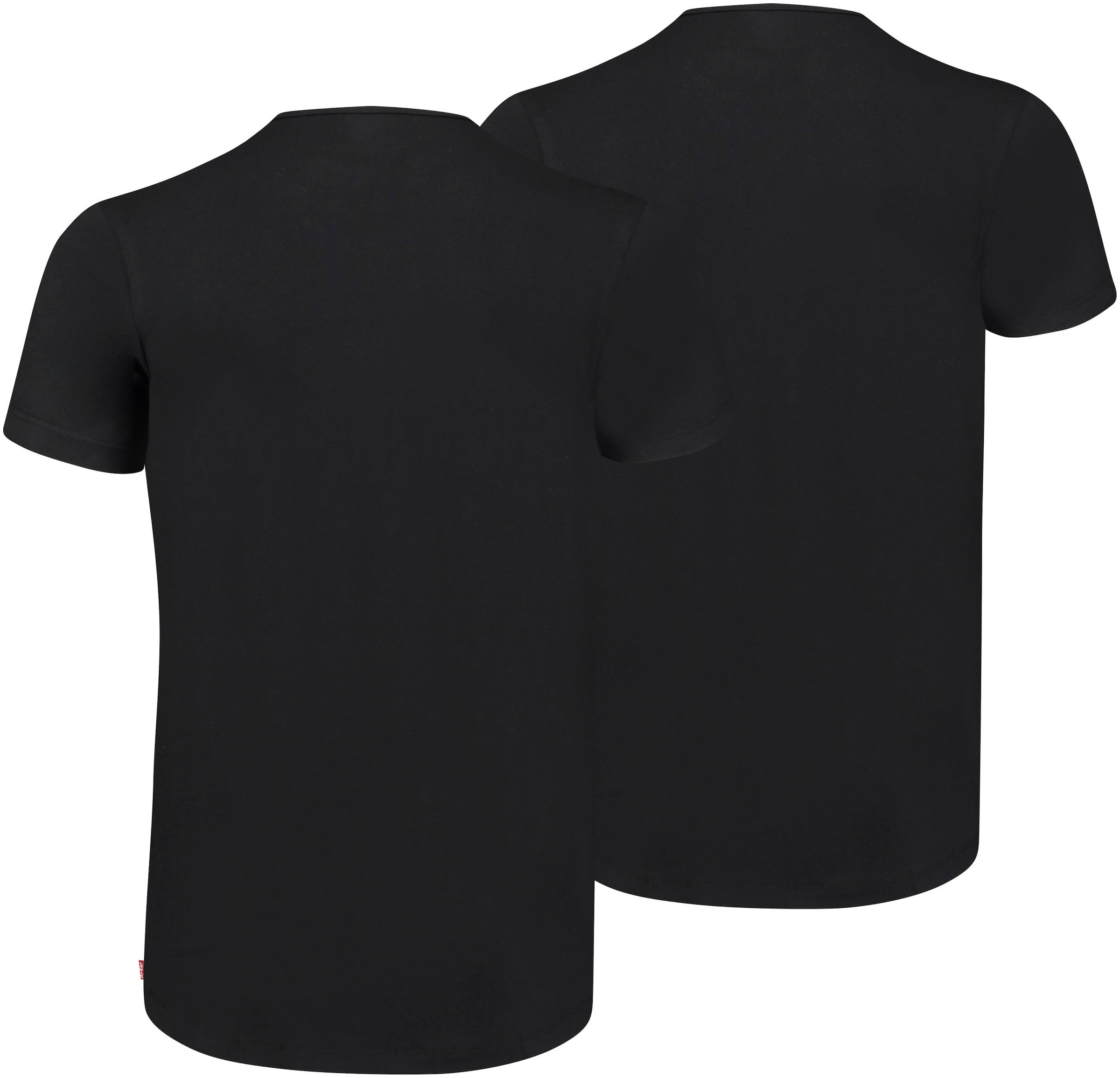 Levi's® T-Shirt, (2er-Pack), Rundhalsausschnitt, Kurzarm, Cotton-Mix, elastisch