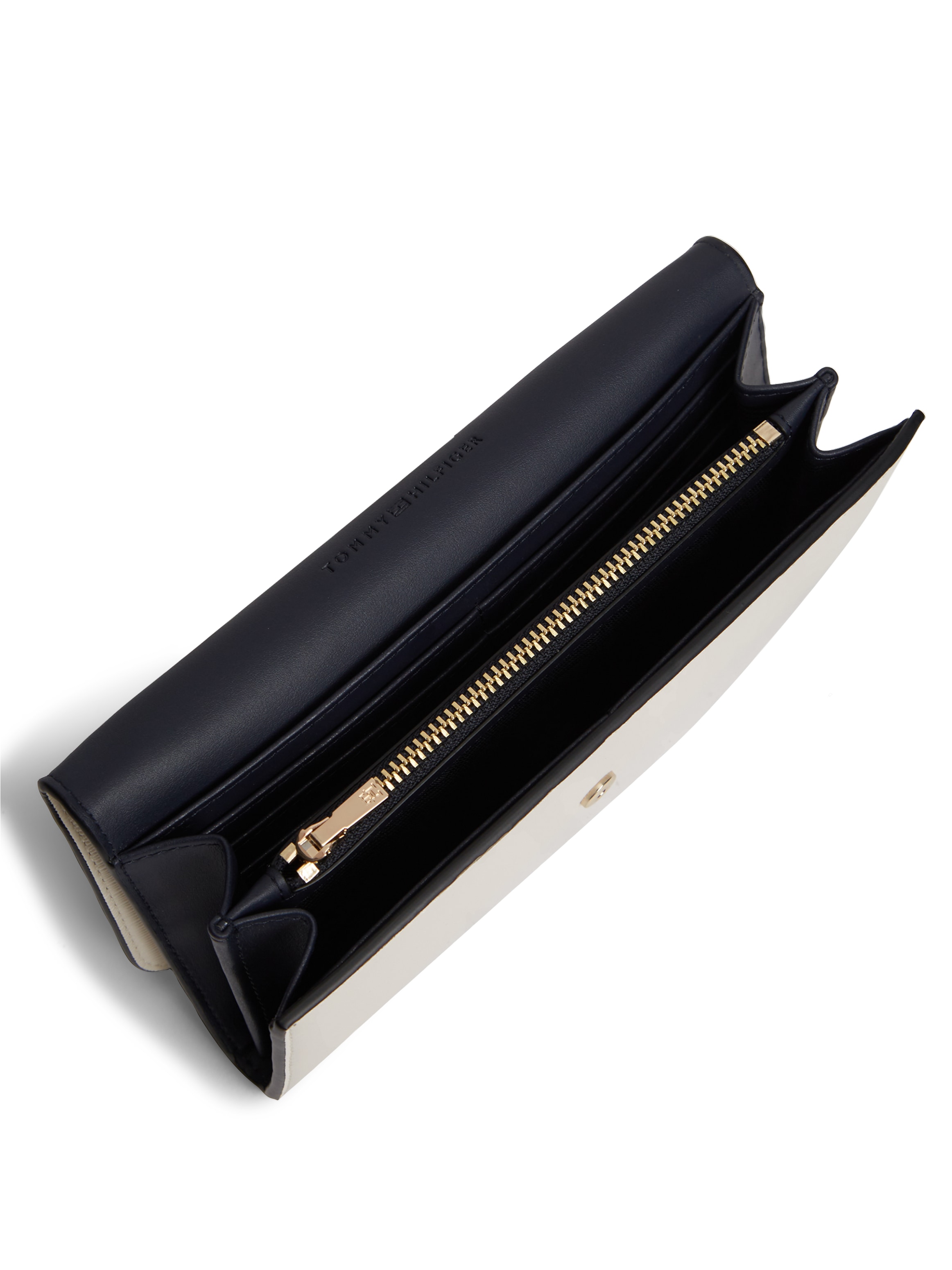 Tommy Hilfiger Porte-monnaie »TH MODERN LRG FLAP WALLET« portefeuille femme, porte-monnaie avec logo