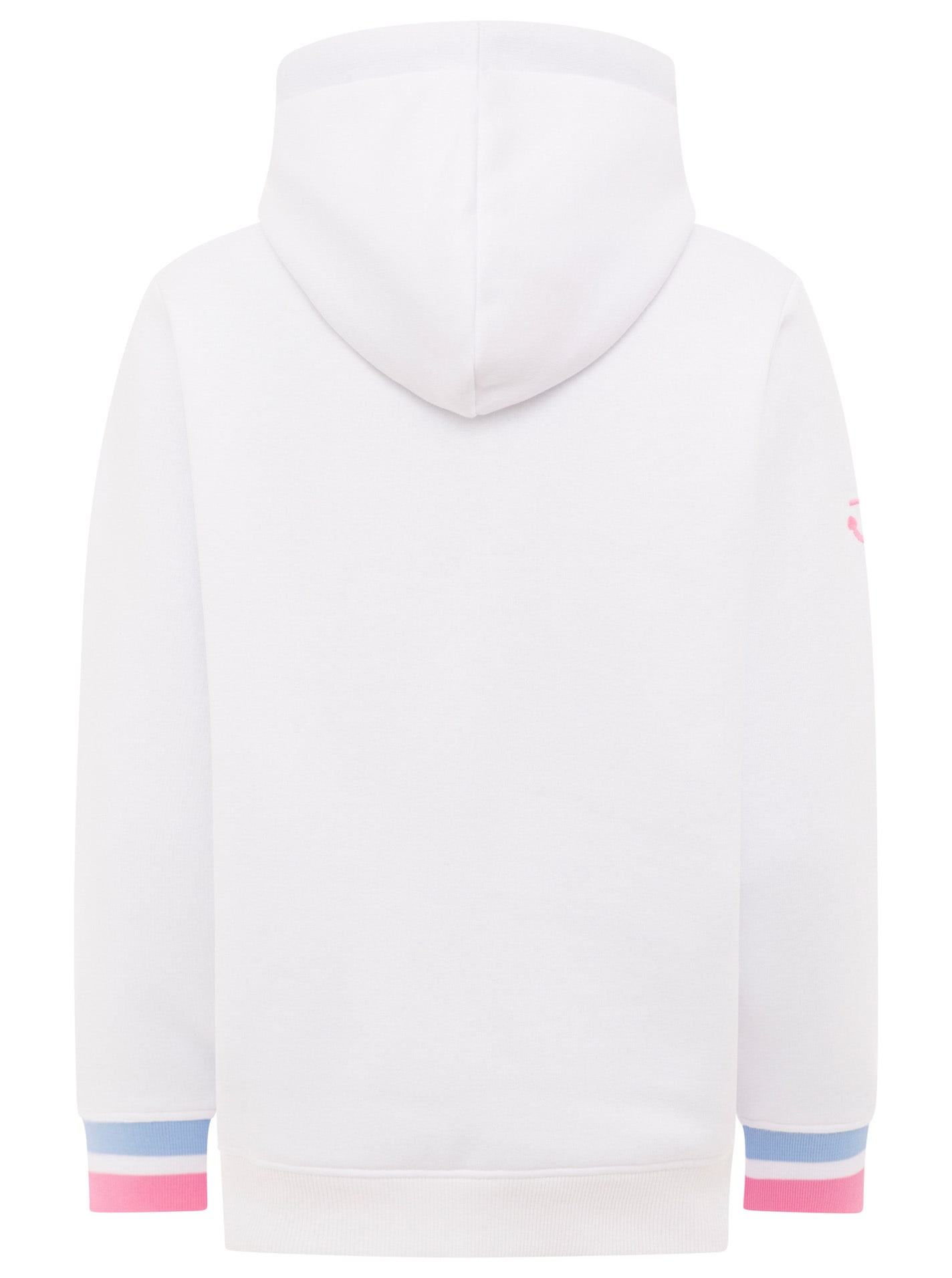 Zwillingsherz Hoodie , manches longues, capuche, détails néon, cordon de serrage, imprimé devant, poche kangourou
