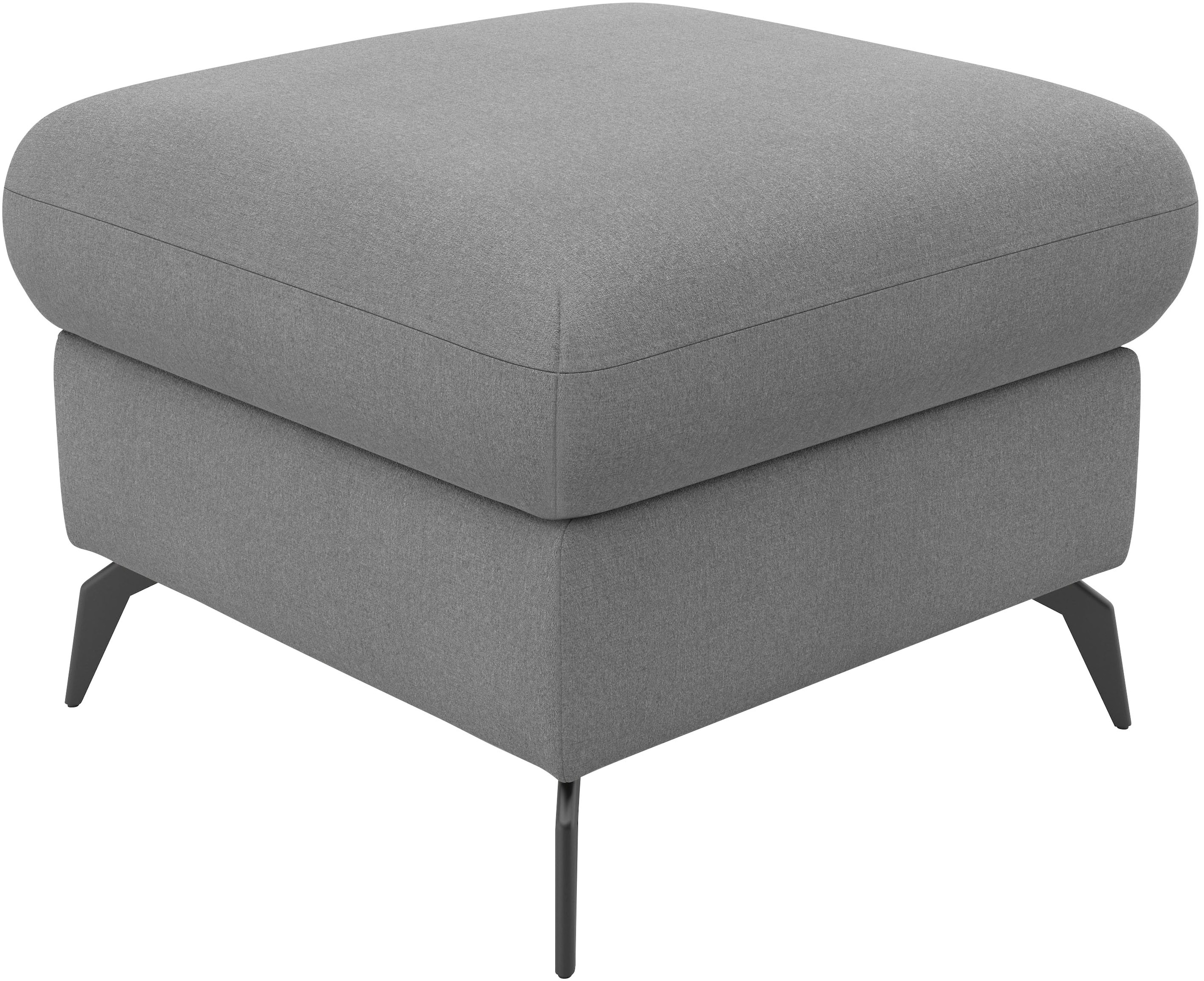 Home affaire Polsterhocker »Rochelle«, (1 St.), moderne 15 cm Metallfüsse