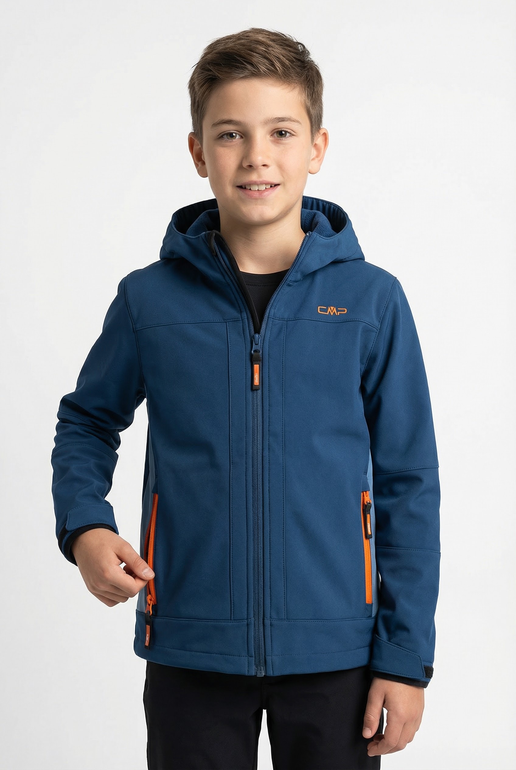 CMP Veste softshell »KID  SOFTSHELL JACKET FIX HOOD« mit Kapuze mit Clima Protect Membran, wasserabweisend, atmungsaktiv