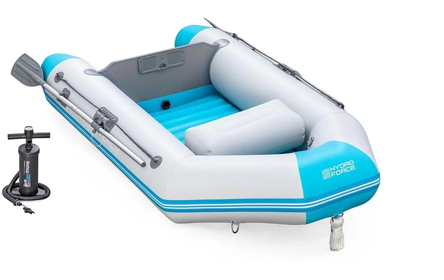Bestway Schlauchboot »Corinth Elite Sport Boat Set, 230 x 130 x 33 cm« Aufblasbares Sportboot für 2 Personen mit Motorhalterung