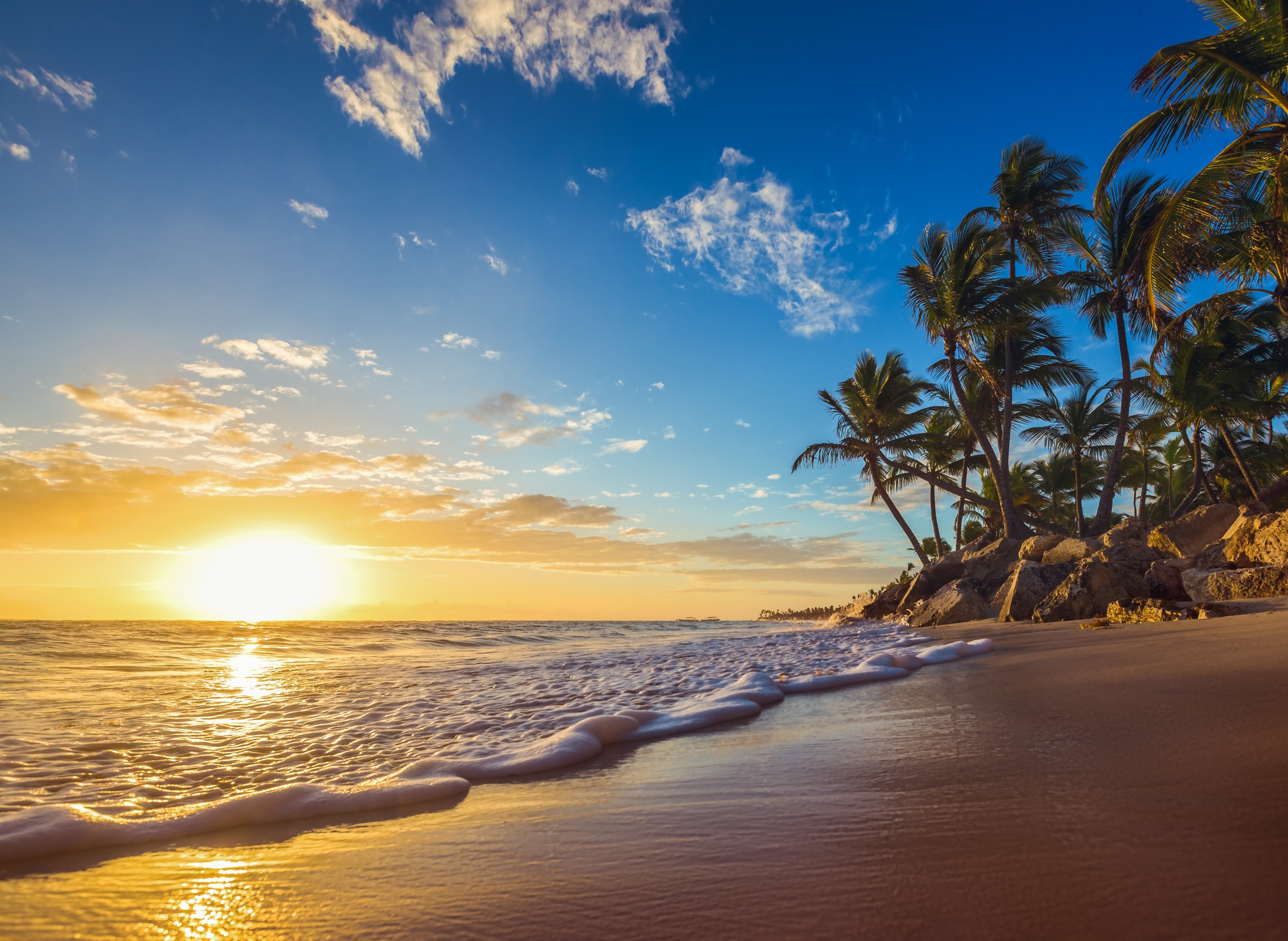 Image of Papermoon Fototapete »Tropical in beach Sunrise« bei Ackermann Versand Schweiz