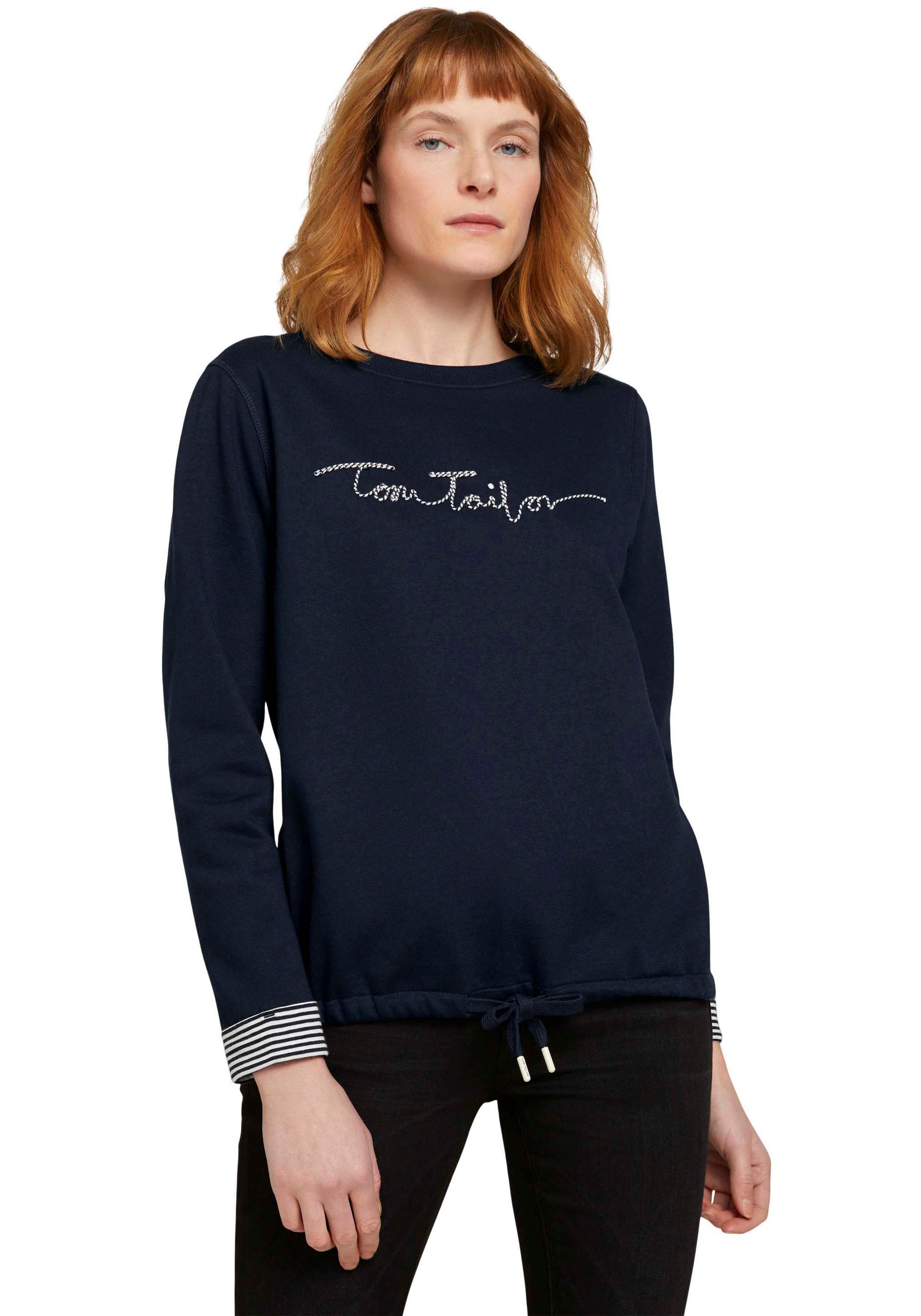 Image of TOM TAILOR Sweatshirt, mit Bio-Baumwolle aus nachhaltigem Anbau bei Ackermann Versand Schweiz