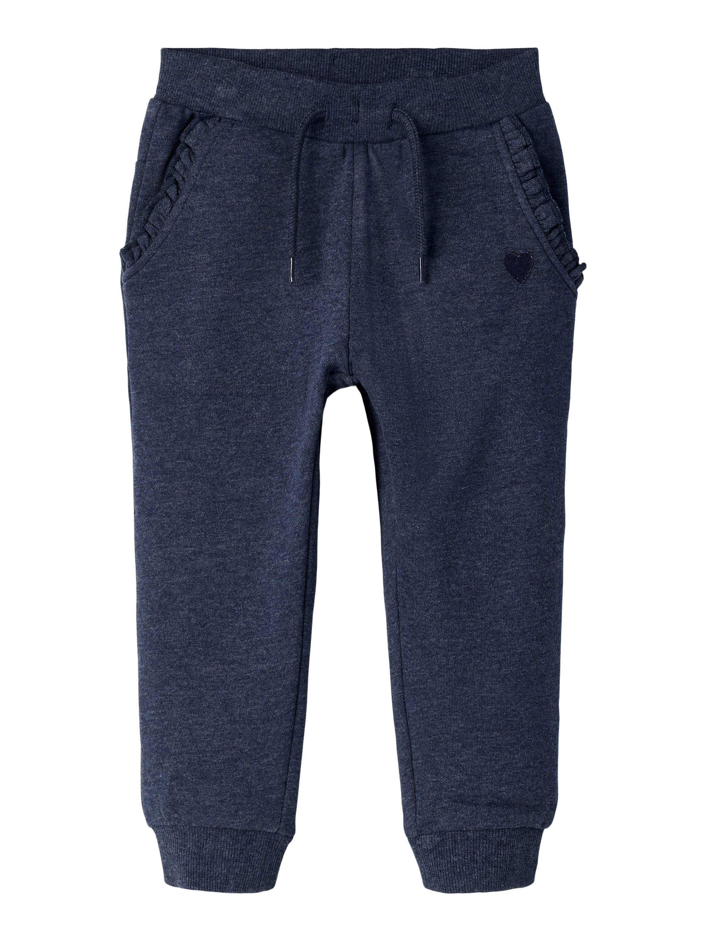 Name It Pantalon sweat »NMFVIMA SWE PANT BRU NOOS«  avec joli détail volanté