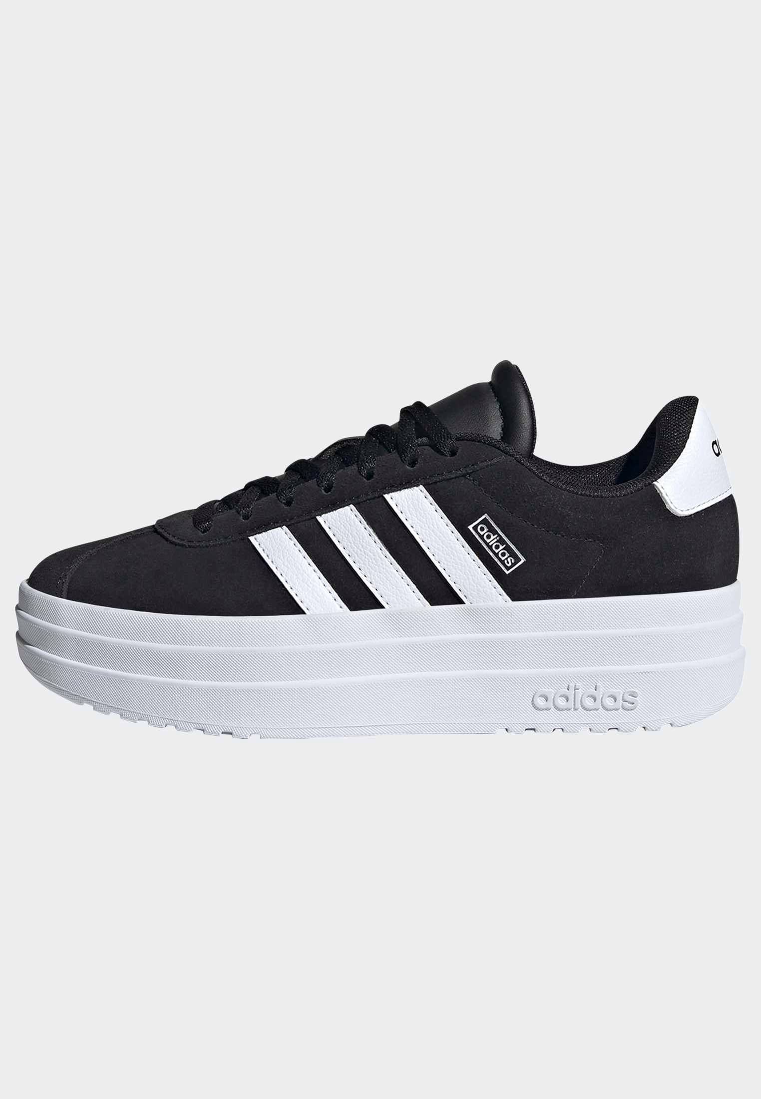 adidas Sportswear Plateausneaker »VL COURT BOLD LIFESTYLE KIDS«, Design auf den Spuren des adidas Gazelle Bold