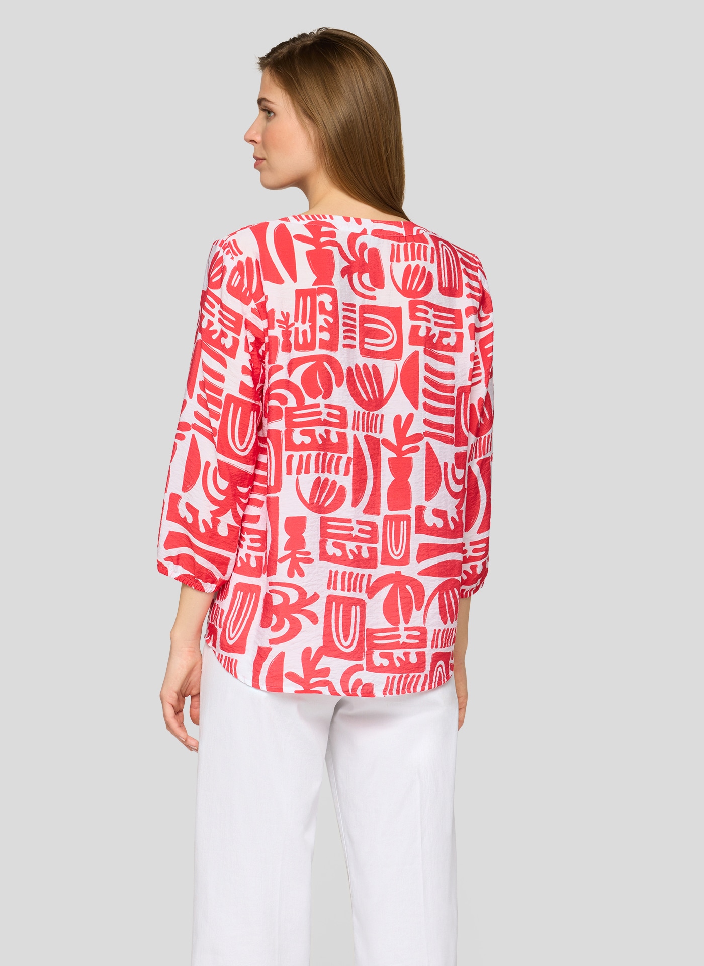 Rabe Blouse classique mit All-Over Print