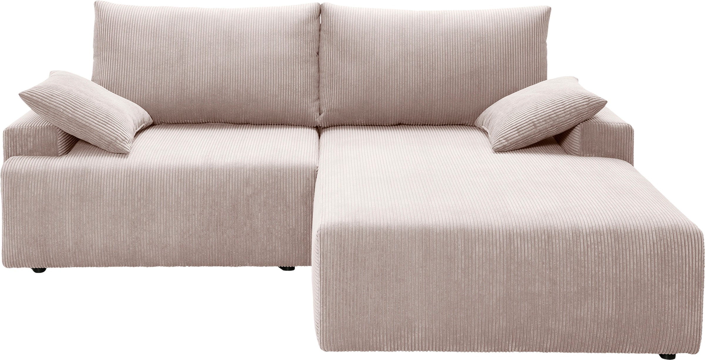 exxpo - sofa fashion Ecksofa »Orinoko«, inklusive Bettfunktion und  Bettkasten in verschiedenen Cord-Farben à bas prix
