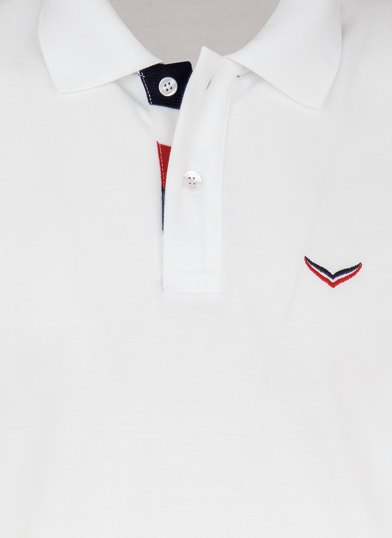 Poloshirt maritimen »TRIGEMA versandkostenfrei Details« Trigema mit Poloshirt auf