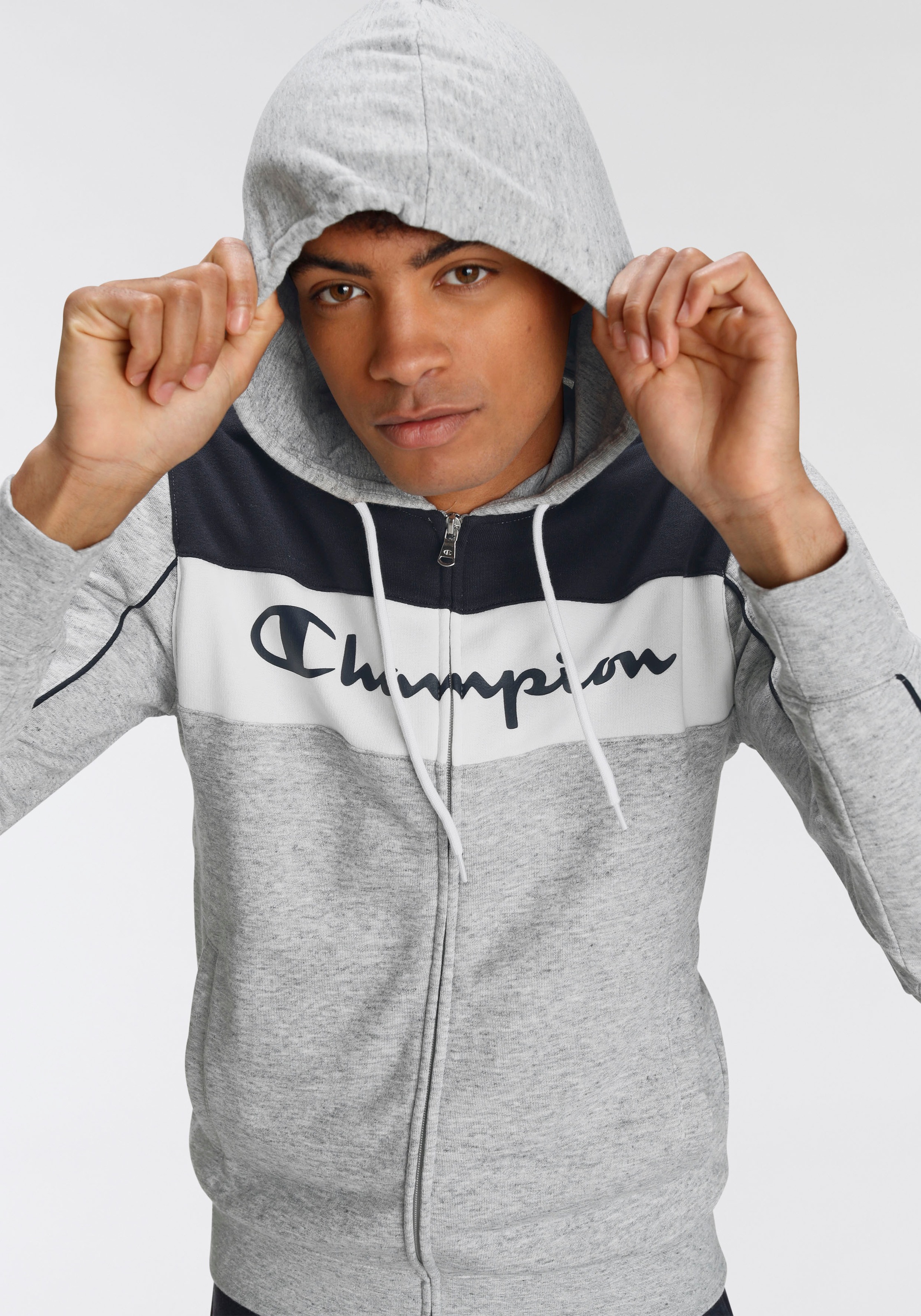 Champion »Hooded Full Zip versandkostenfrei Jogginganzug auf (2 Suit«, tlg.) ♕