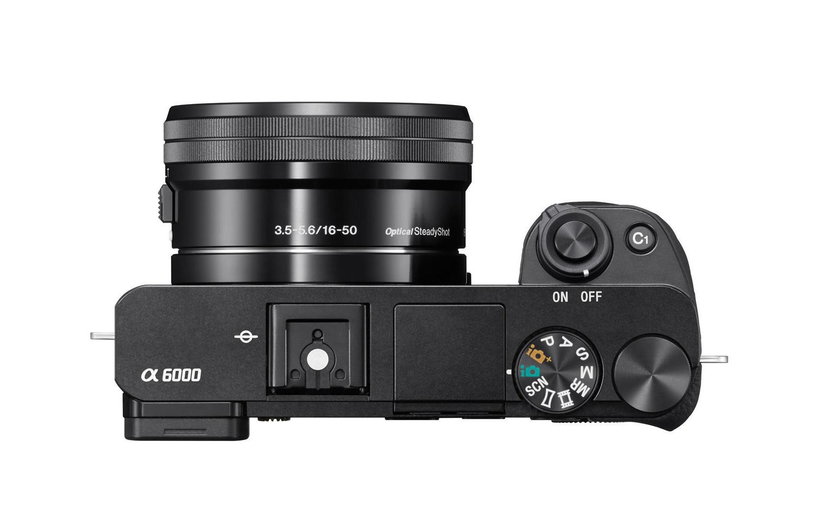 Sony Objektivkamera »Alpha 6000 Kit 16-50 Schwarz«