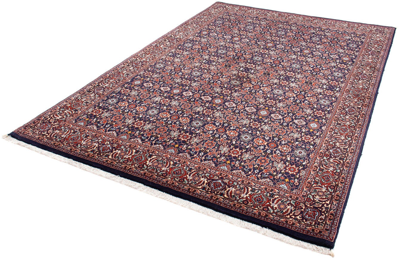 Image of morgenland Orientteppich »Perser - Bidjar - 247 x 163 cm - dunkelblau«, rechteckig, 15 mm Höhe, Wohnzimmer, Handgeknüpft, Einzelstück mit Zertifikat bei Ackermann Versand Schweiz