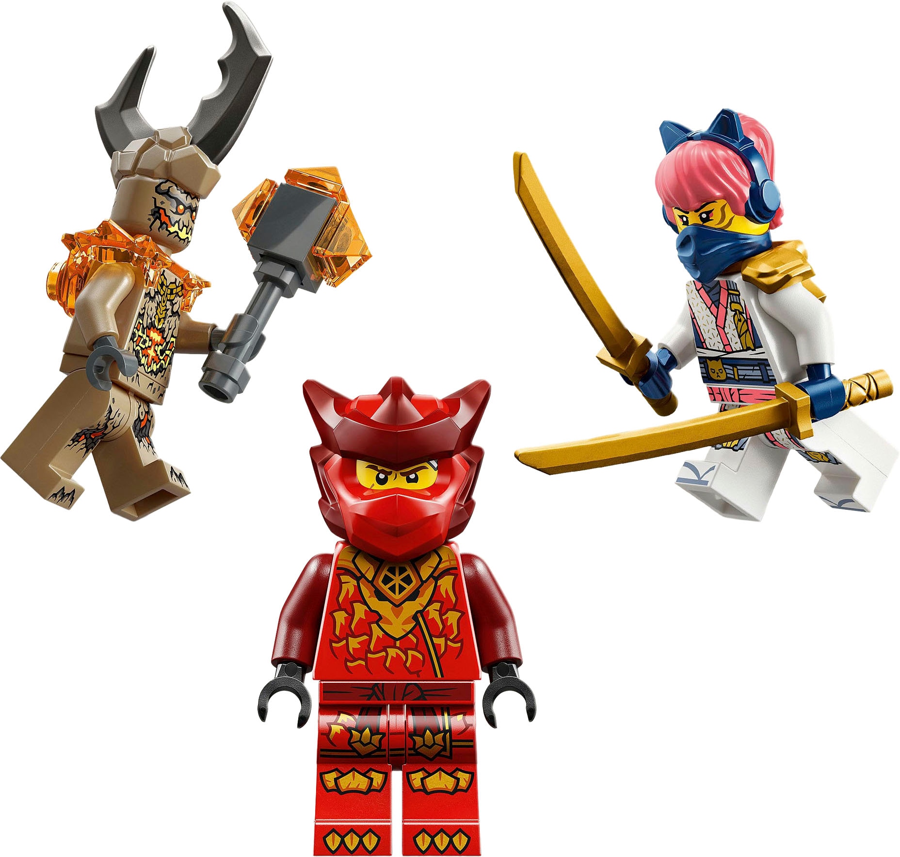 LEGO® Konstruktionsspielsteine »Kais Drachen-Mech Battle Set (71851), LEGO Ninjago«