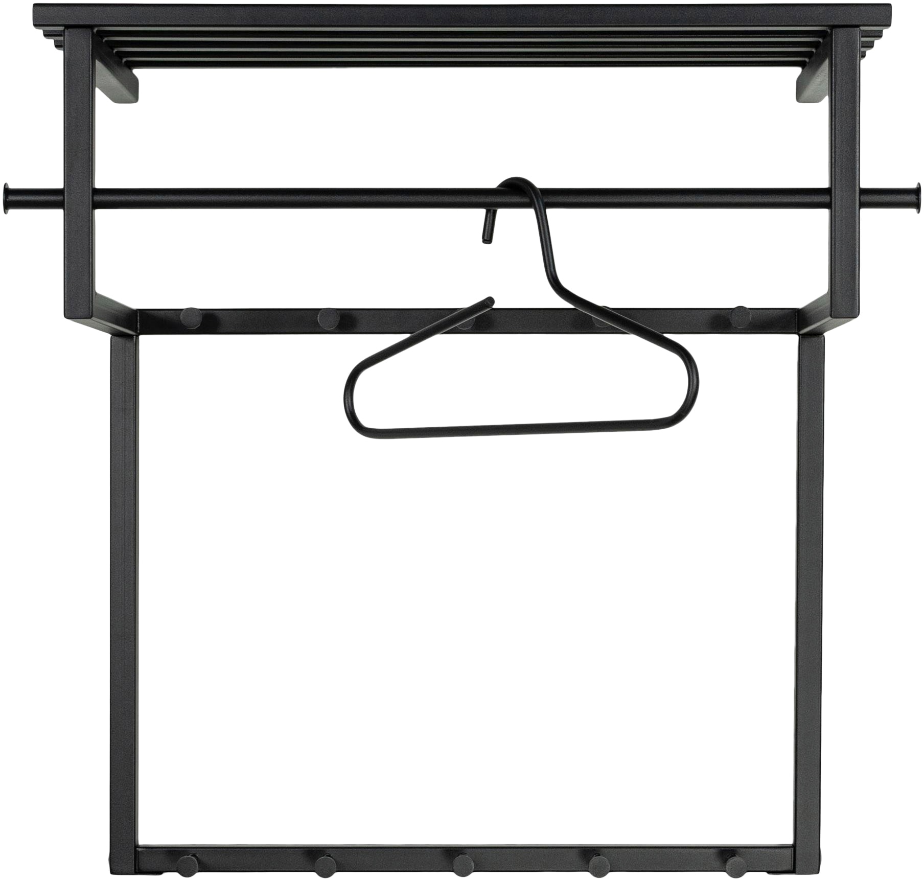 Image of Spinder Design Garderobenleiste Metall, Familien-Garderobe, 10 Haken, 34 cm tief, trendige Farbe