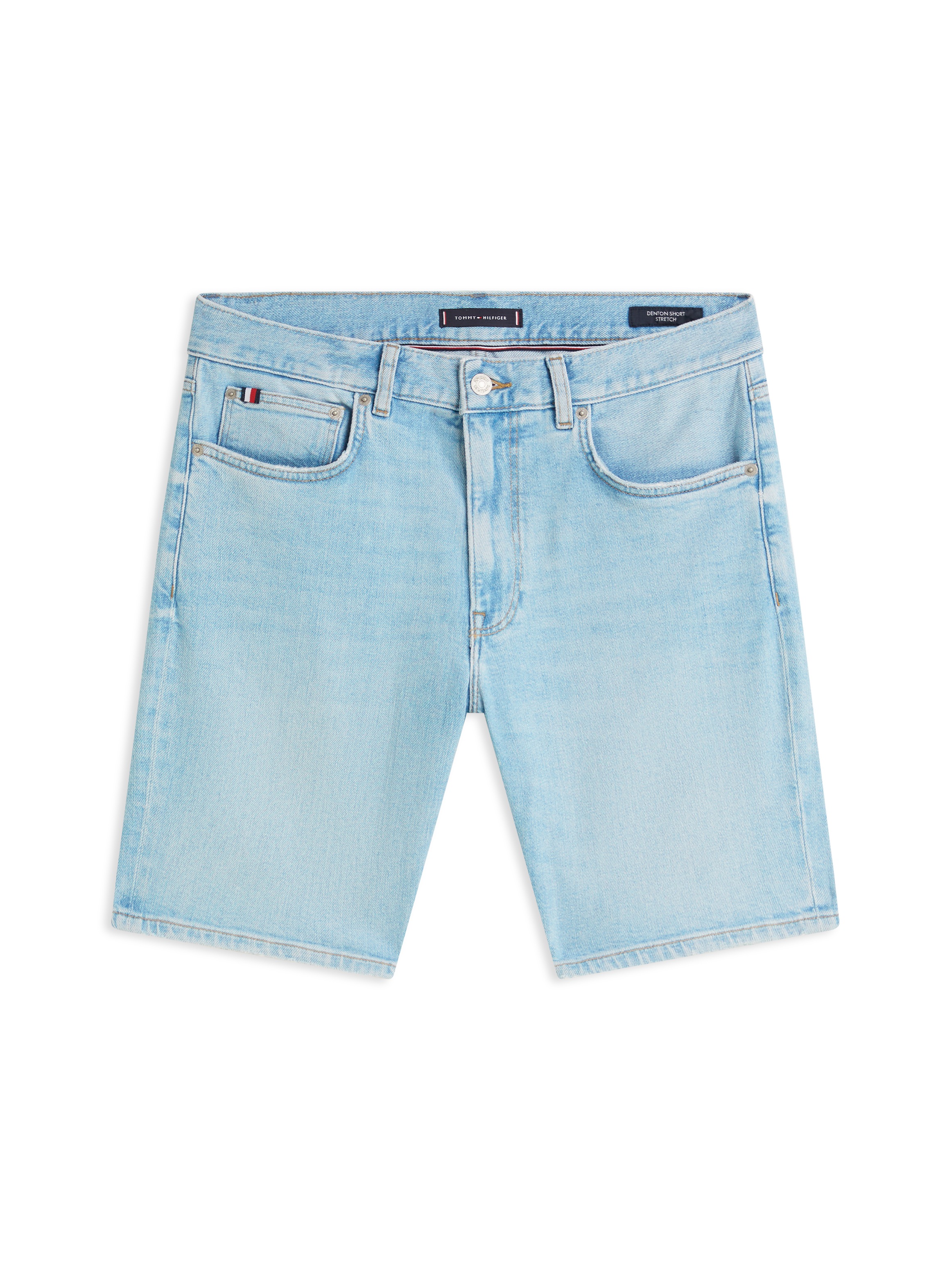 Tommy Hilfiger Short en jean »DENTON« Coupe droite avec effet délavé