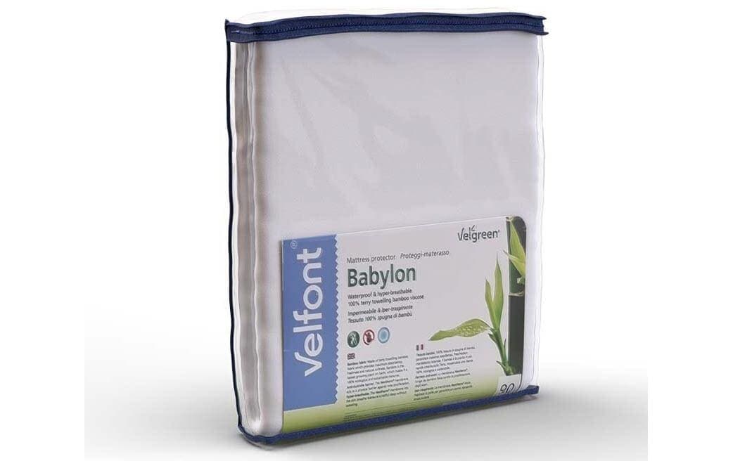 Spannbettlaken »Velfont Velgreen Frotté 180 x 200 cm, Weiss«