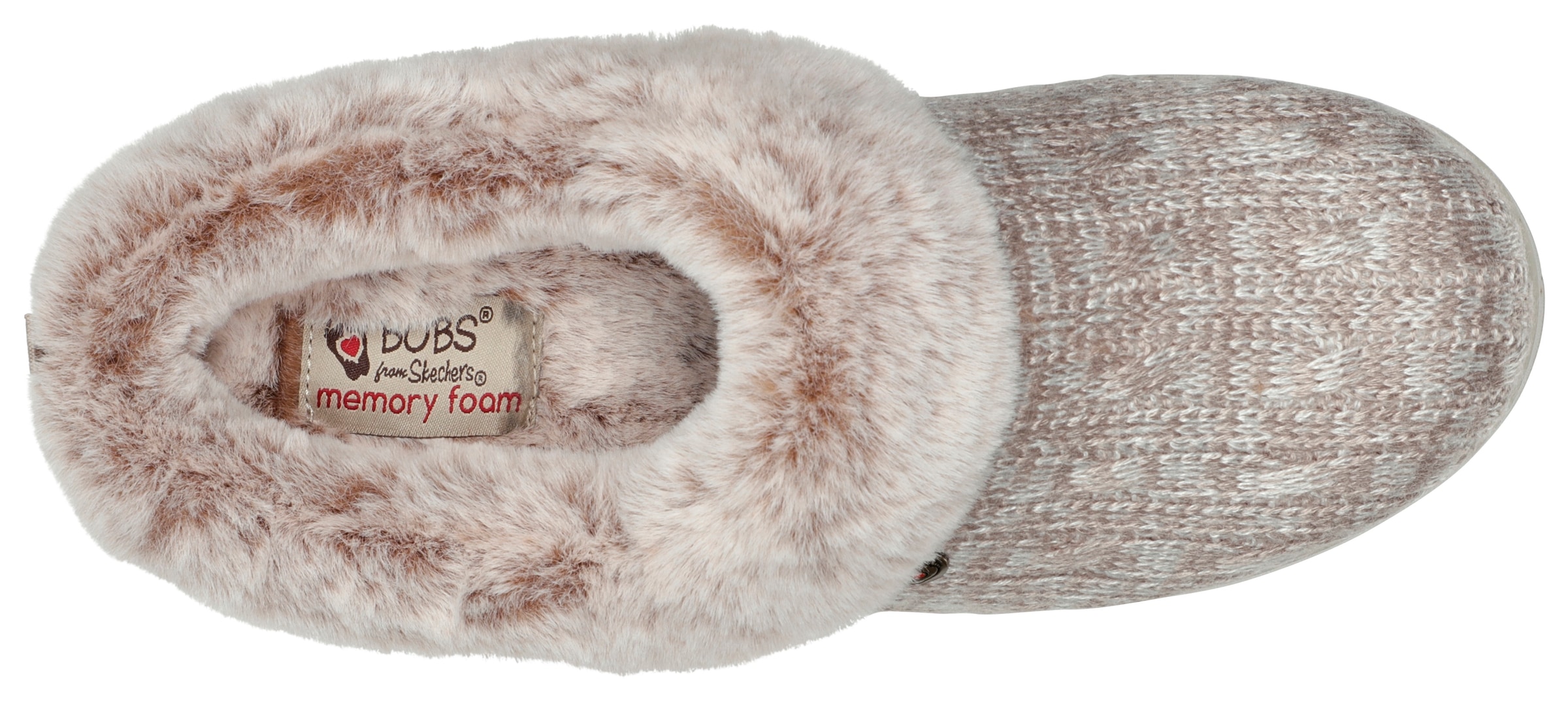 Skechers Pantoffel »KEEPSAKES - ICE ANGEL«, Hausschuh in Strick-Optik