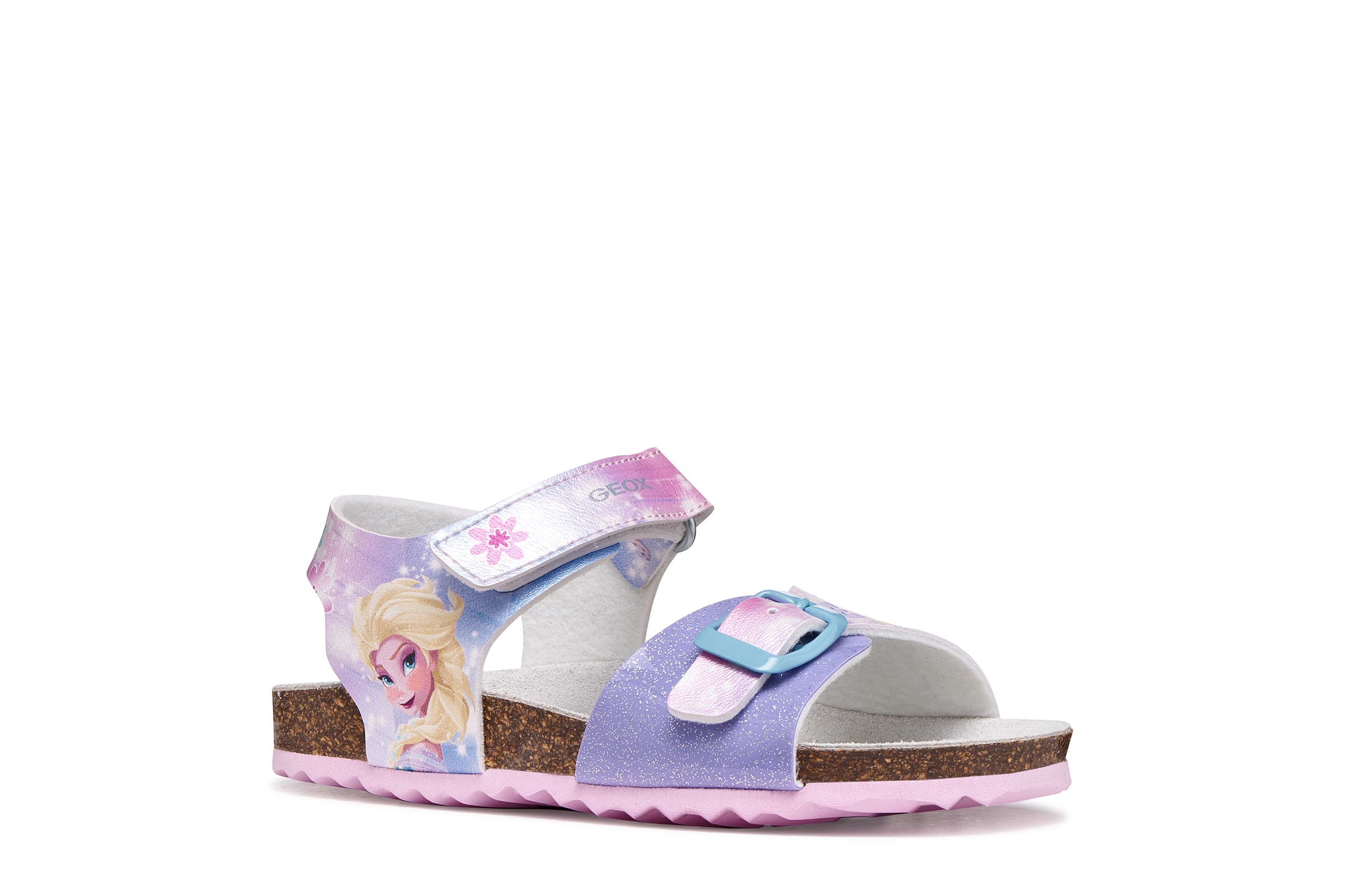 Image of Geox Sandale "J ADRIEL GIRL" Sommerschuh mit Disney-Motiv, Grössenschablone zum Download