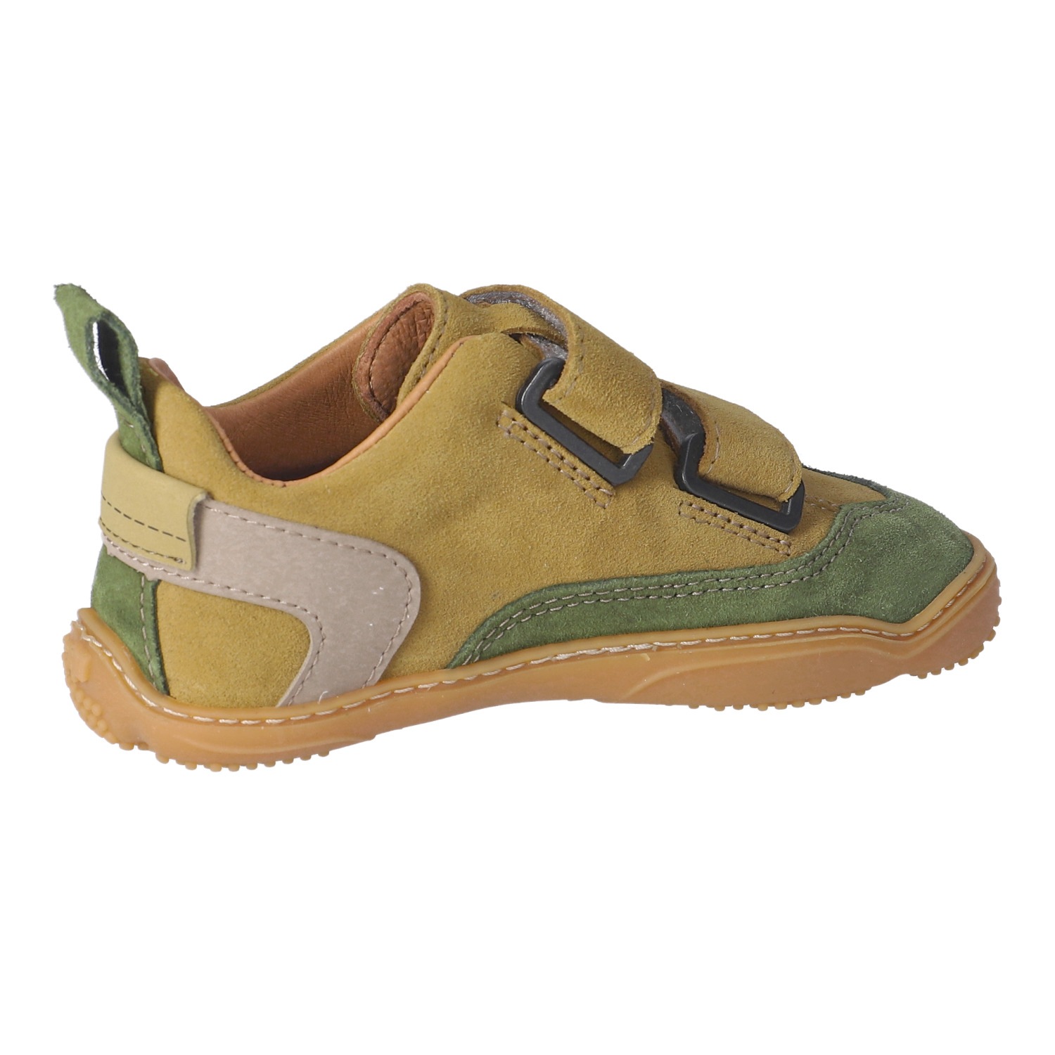 qnuffs Chaussures pieds nus »Ahorn«  chaussure à scratch, chaussure enfant à talonnette nulle