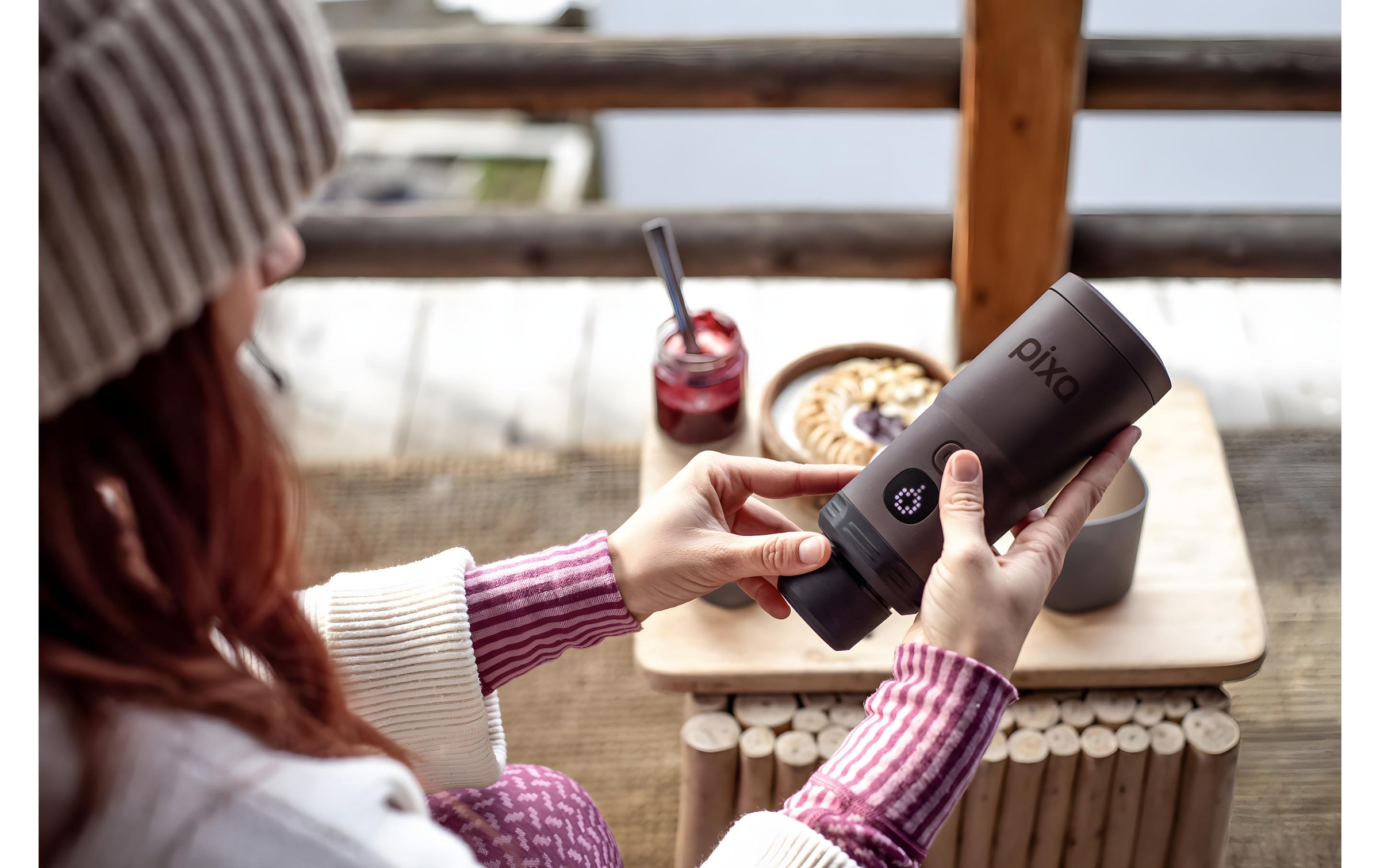 Wacaco Machine à café de voyage »Pixapresso Nespresso Kapseln« Material: Edelstahl, Silikon