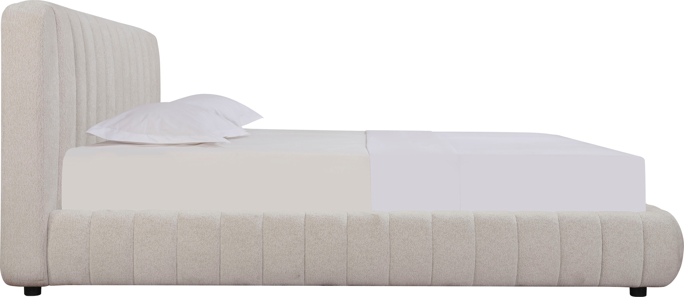 Home affaire Polsterbett »SELVAIR in der Breite 180cm, inkl. Lattenrost und Bettkasten« gepolstertes Kopfteil und Rahmen, Bezug im Chenillecharakter