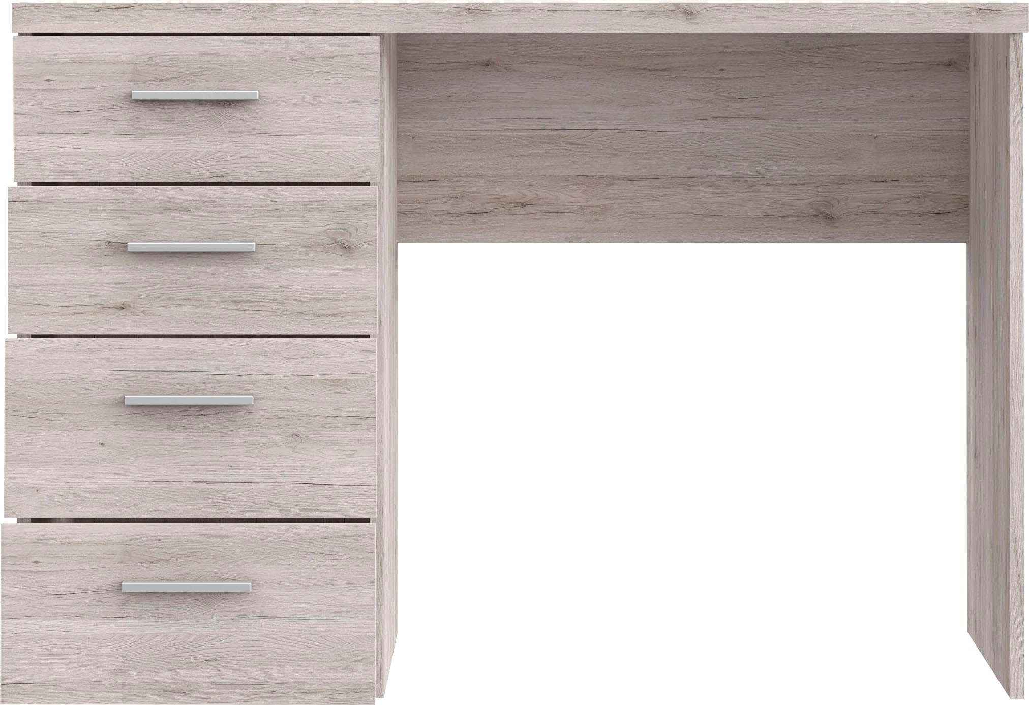 FORTE Schreibtisch "NET" mit 4 Schubladen, Breite 110 cm