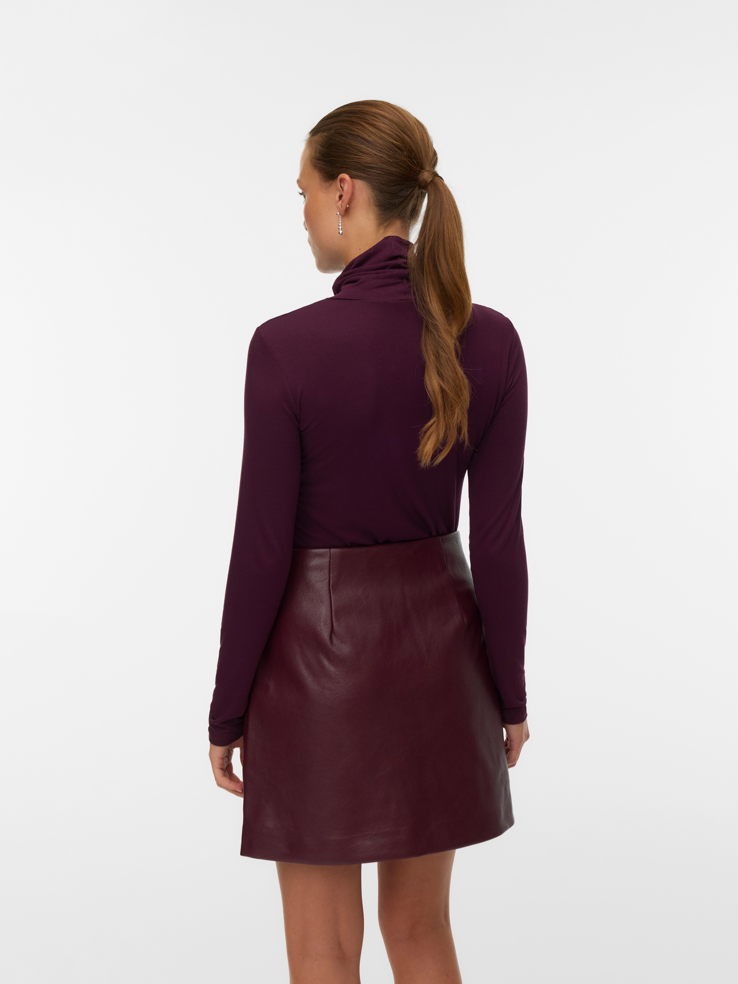 Vero Moda Langarmshirt »VMALBERTE LS ROLLNECK TOP JRS NOOS«