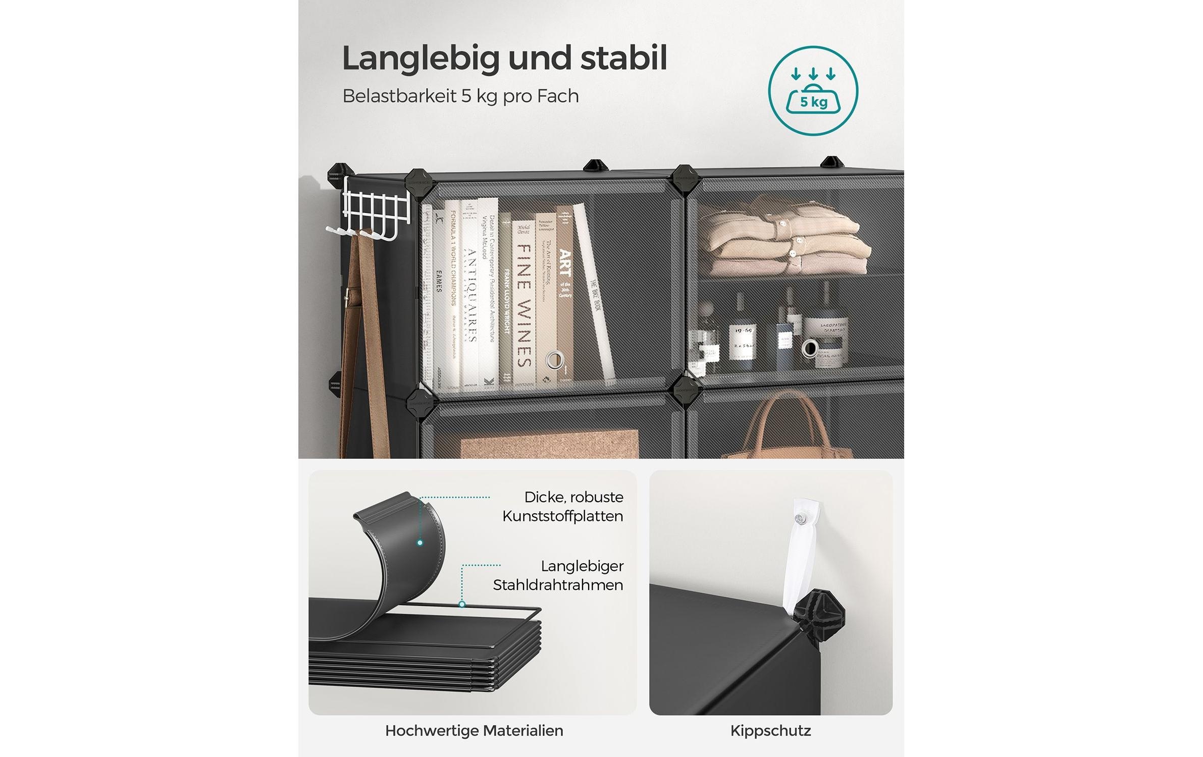 SONGMICS Schuhregal »82 x 152 cm«