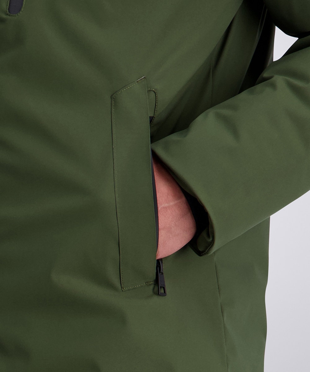 Pierre Cardin Parka avec capuche Nahtverstärkung an kritischen Stellen