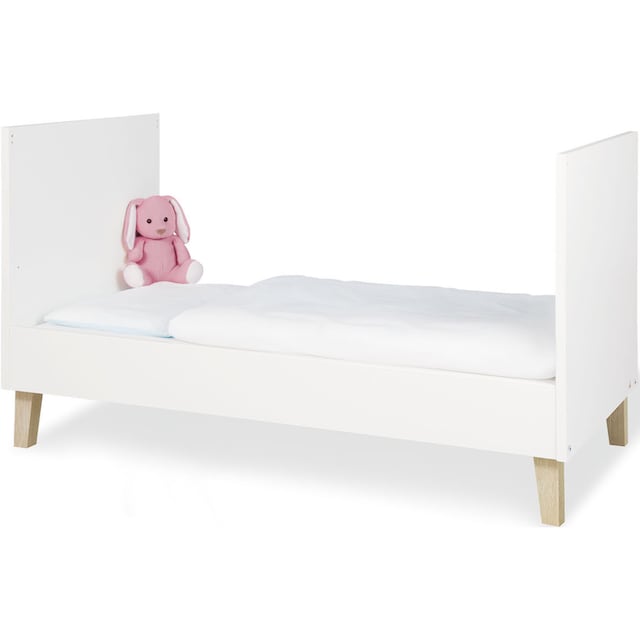 Pinolino® Babymöbel-Set »Lumi«, (Spar-Set, 2 St., Gitterbett,  Wickelkommode), extrabreit; Made in Europe; mit Kinderbett und  Wickelkommode