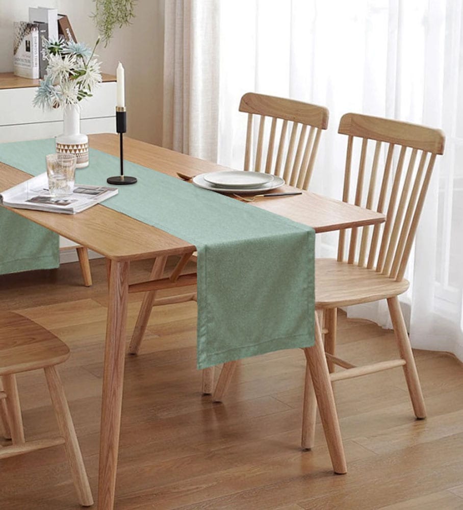 my home Chemin de table »Sebastien« 40x140, Leinenoptik, Tischdekoration, Tischläufer, Tischband