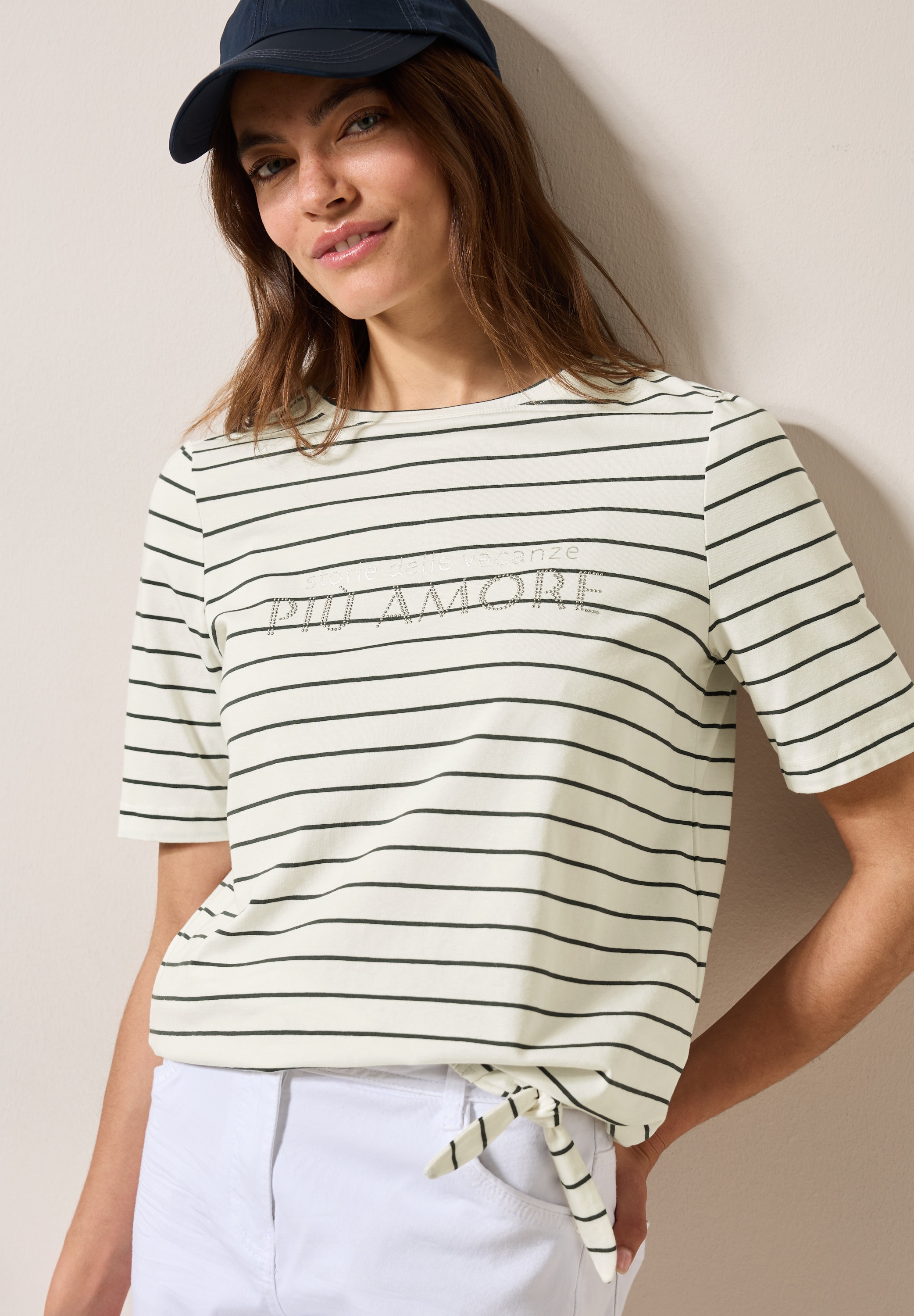 Cecil T-shirt mit Schriftzug