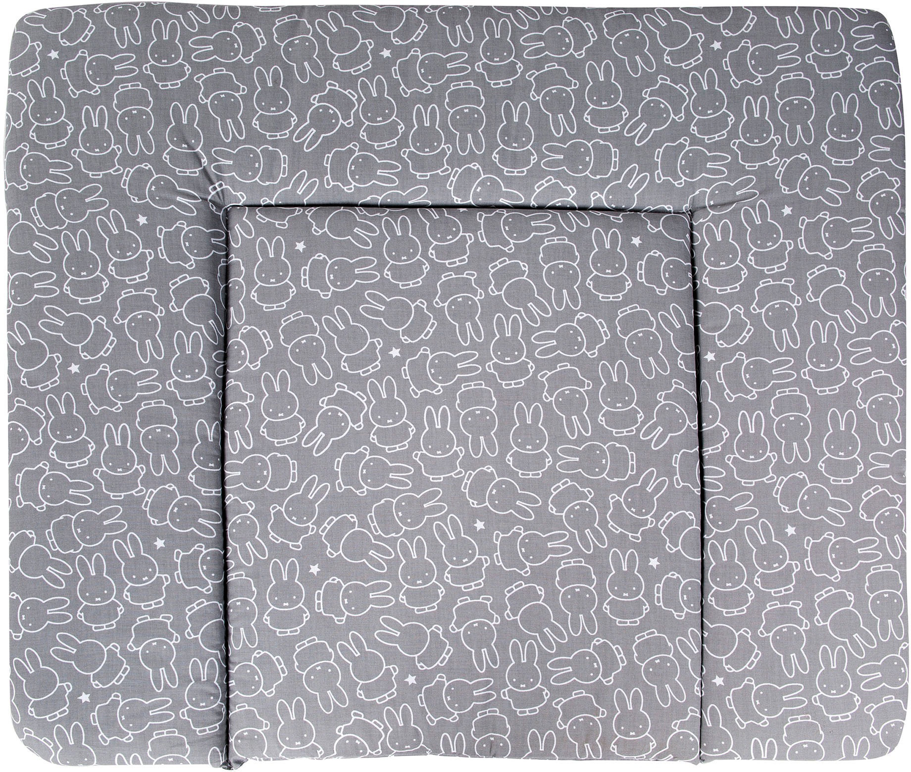 roba® Wickelauflage »miffy® Hase, weiss & grau, 85 x 75 cm«